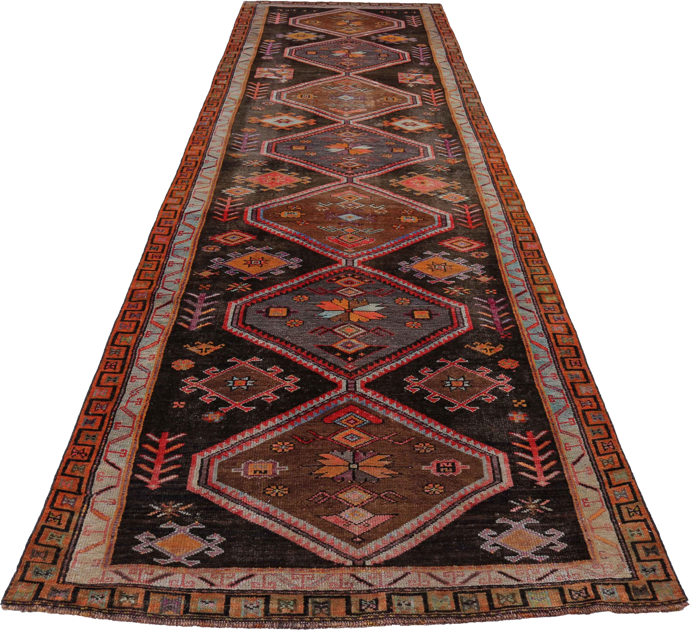 Thumbnail 3 for Antique Persian Azarbaijan Traditional Rug 89652