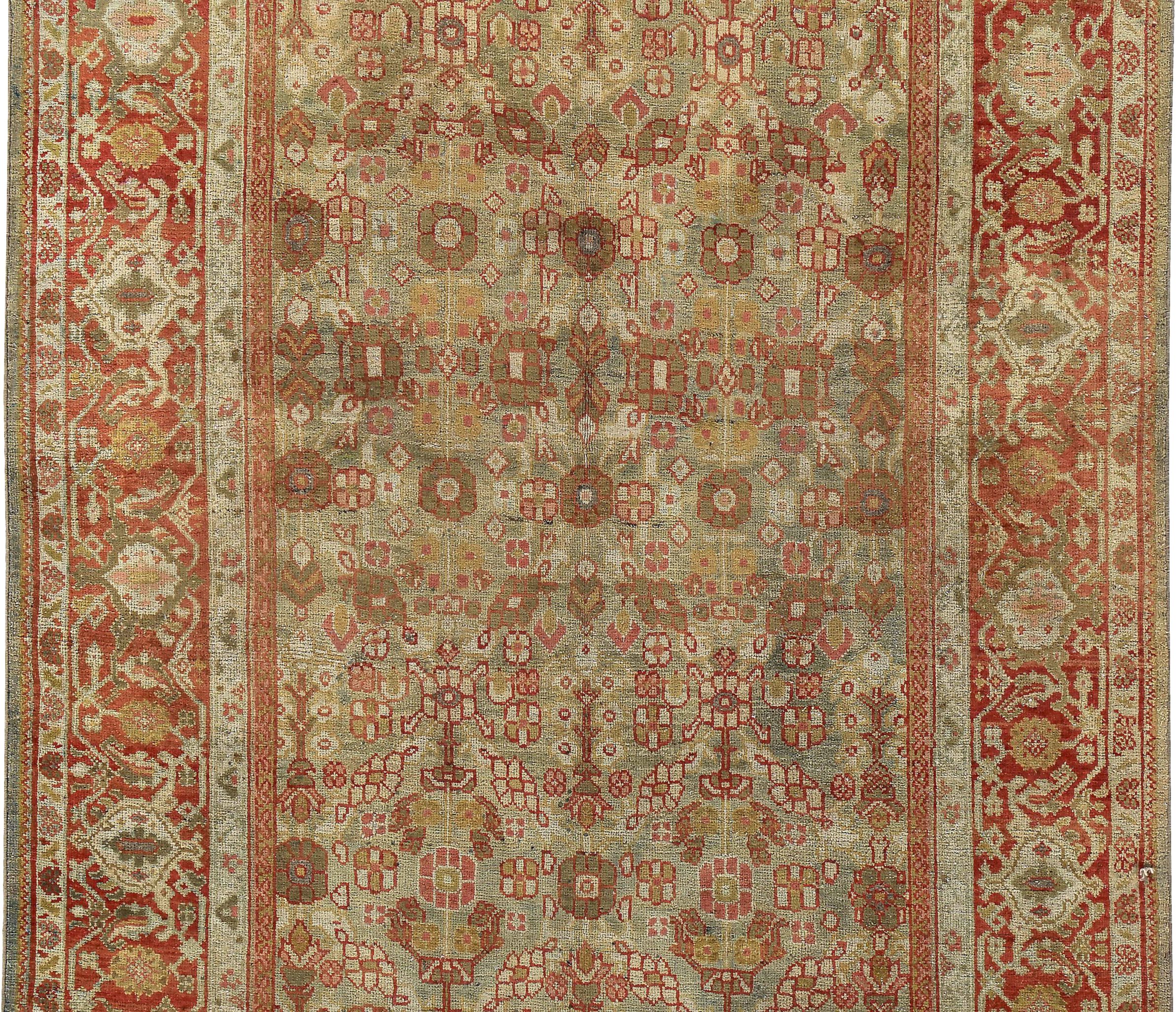 Thumbnail 5 for Antique Persian Sultanabad Transitional Rug 89665