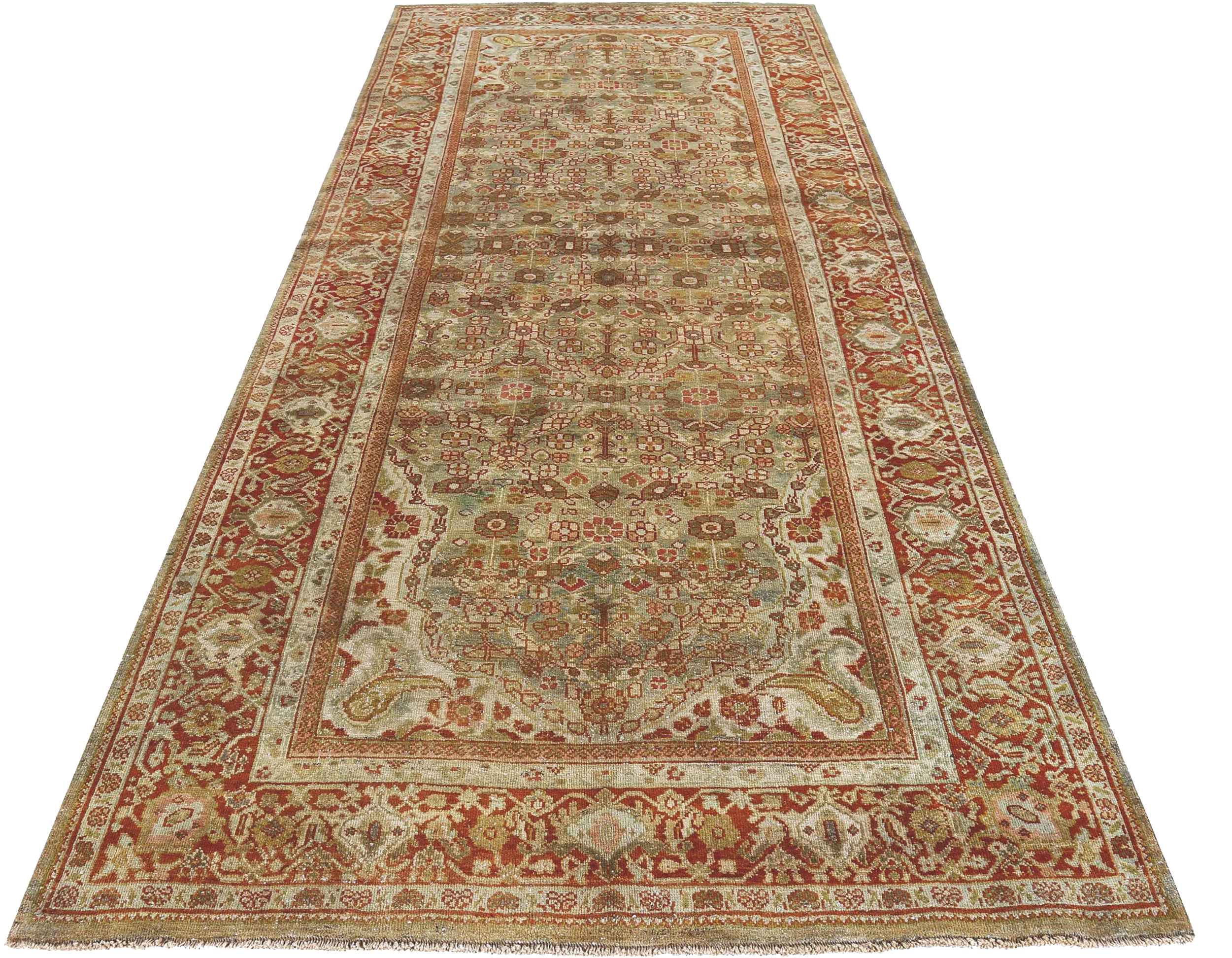 Thumbnail 3 for Antique Persian Sultanabad Transitional Rug 89665