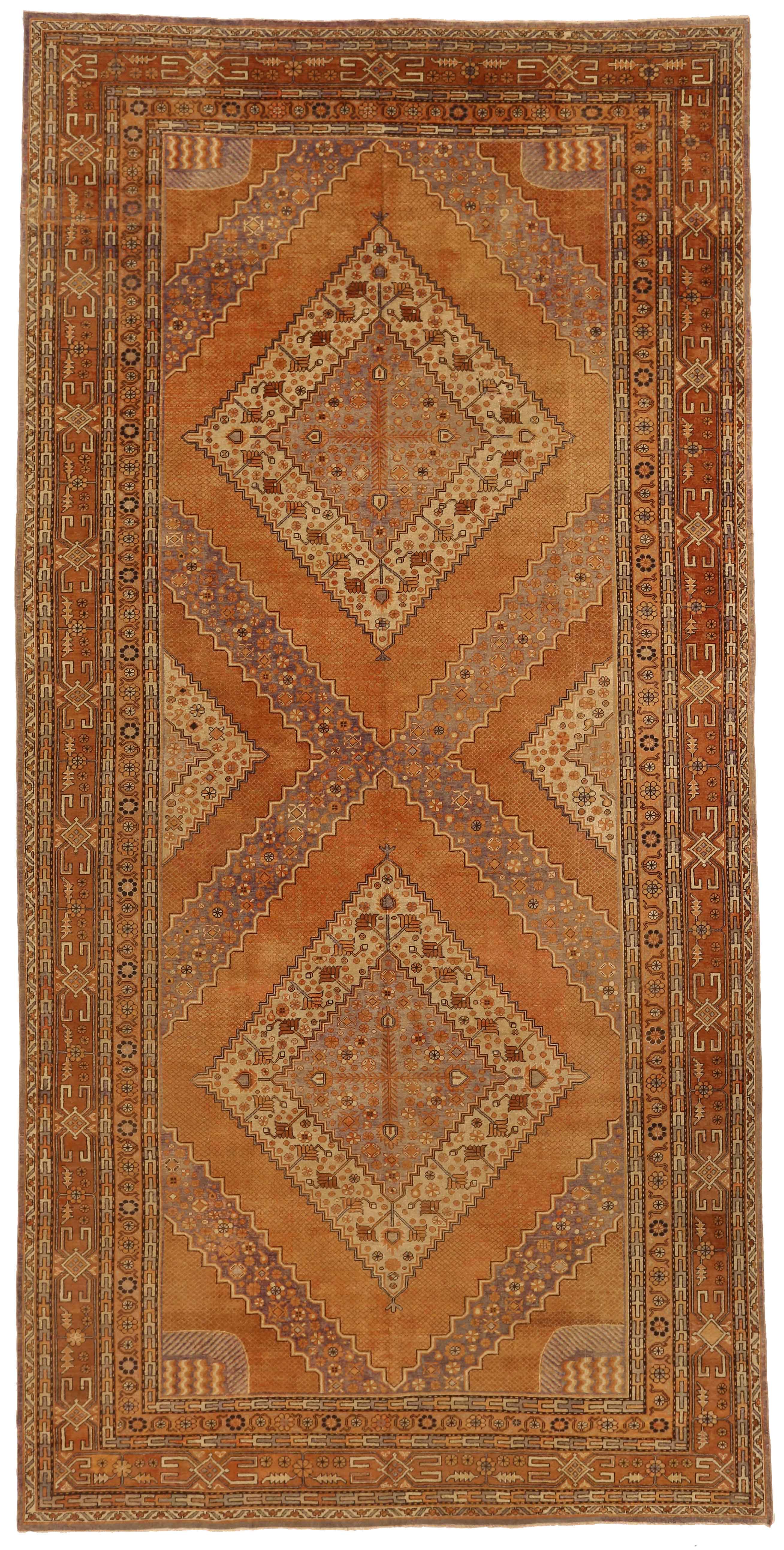 Thumbnail 10 for Antique Russia Khotan Transitional Rug 10641