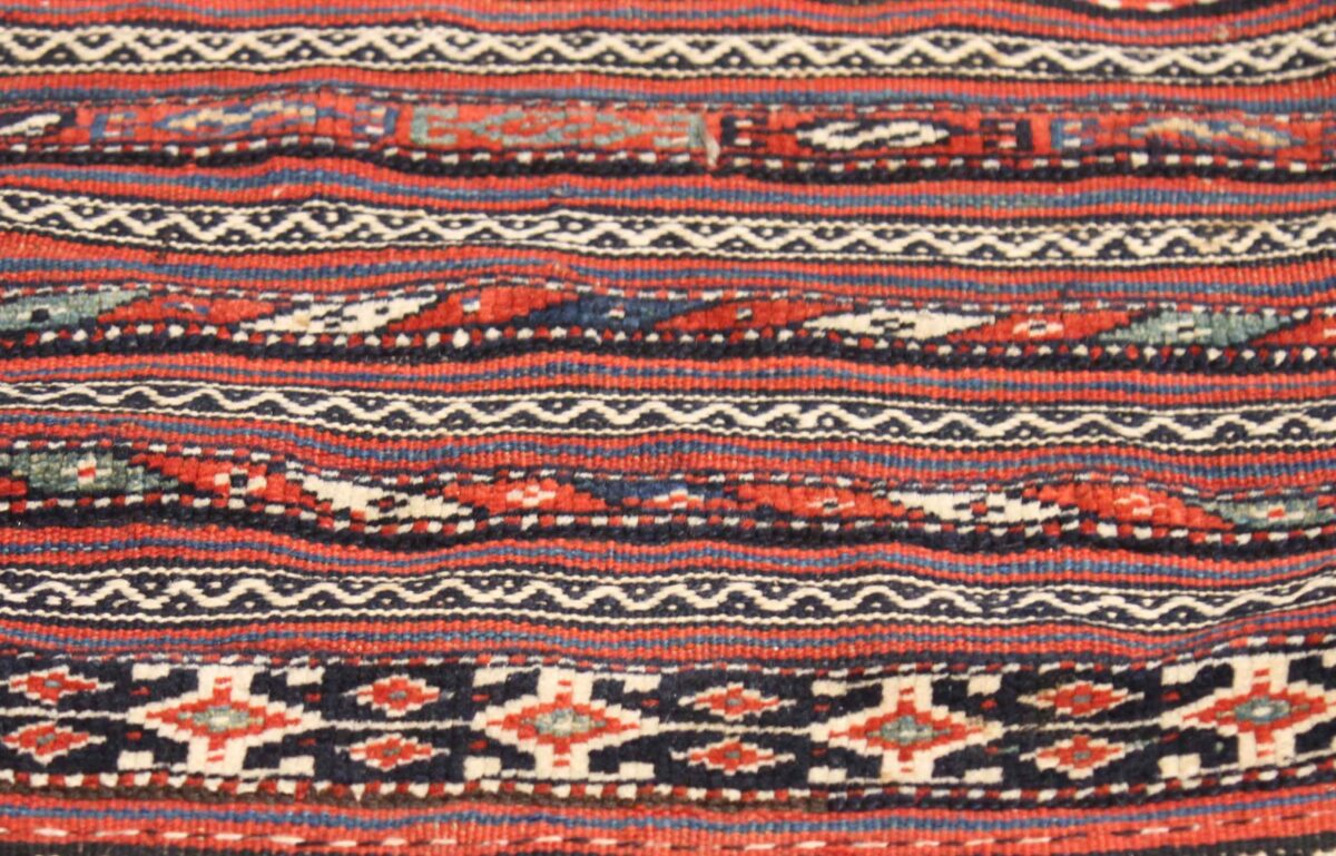 Thumbnail 9 for Antique Persian Varamin Transitional Rug 10878