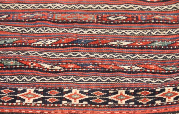 Thumbnail 12 for Antique Persian Varamin Transitional Rug 10878