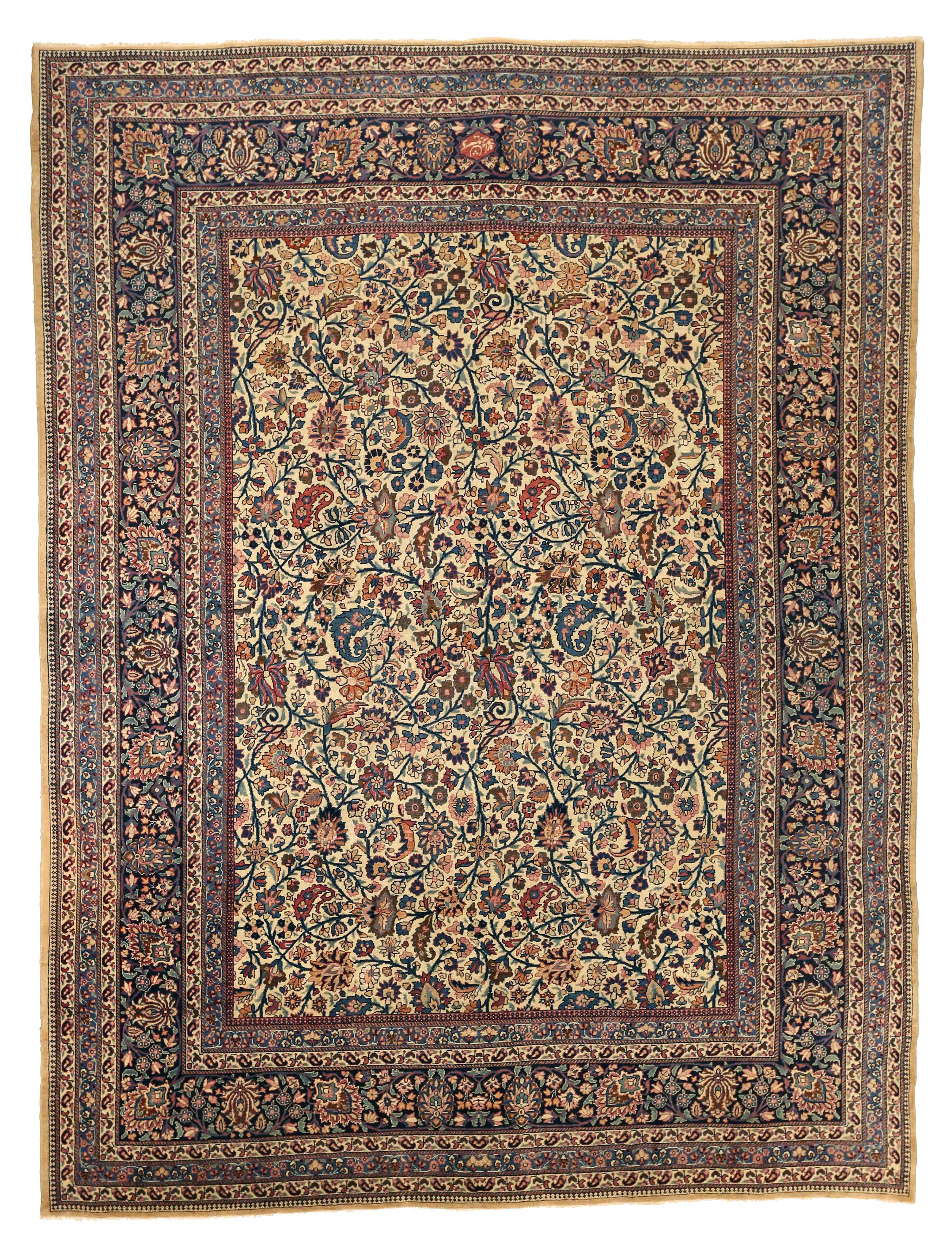 Thumbnail 8 for Antique Persian Mashad Traditional Rug 10885