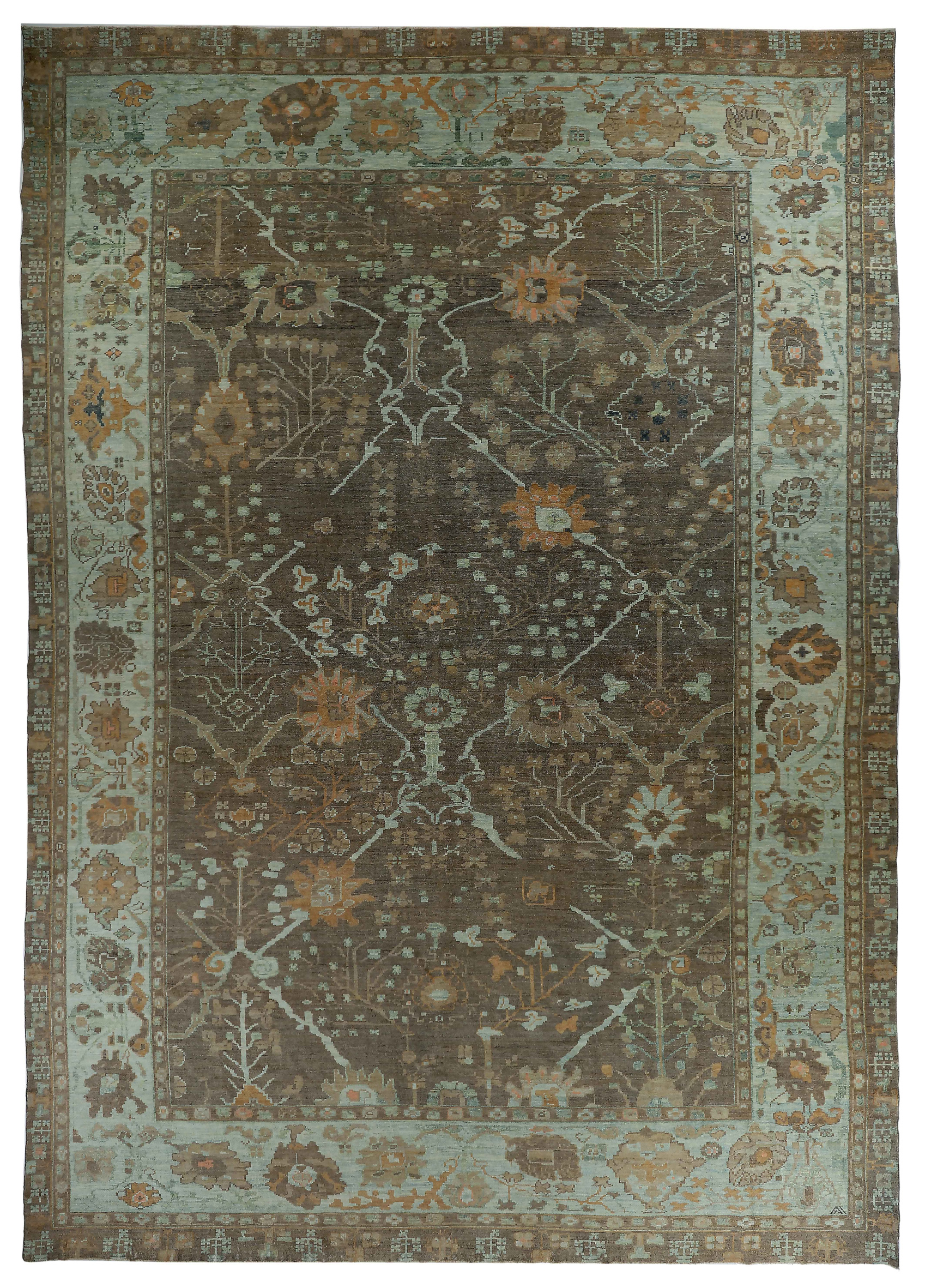 Thumbnail 6 for Persian Oushak Transitional Rug 89053