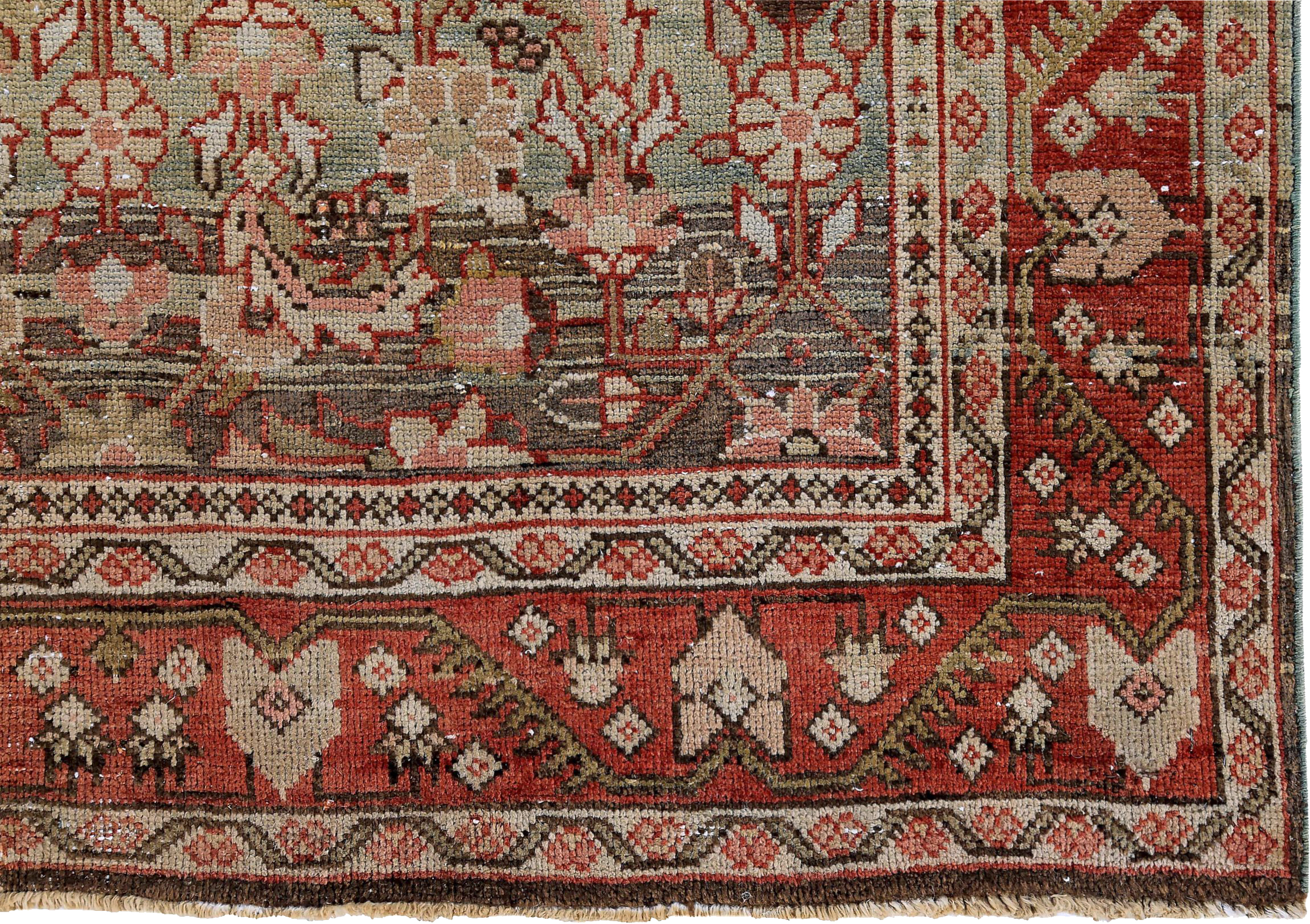 Thumbnail 3 for Antique Persian Sultanabad Traditional Rug 89645
