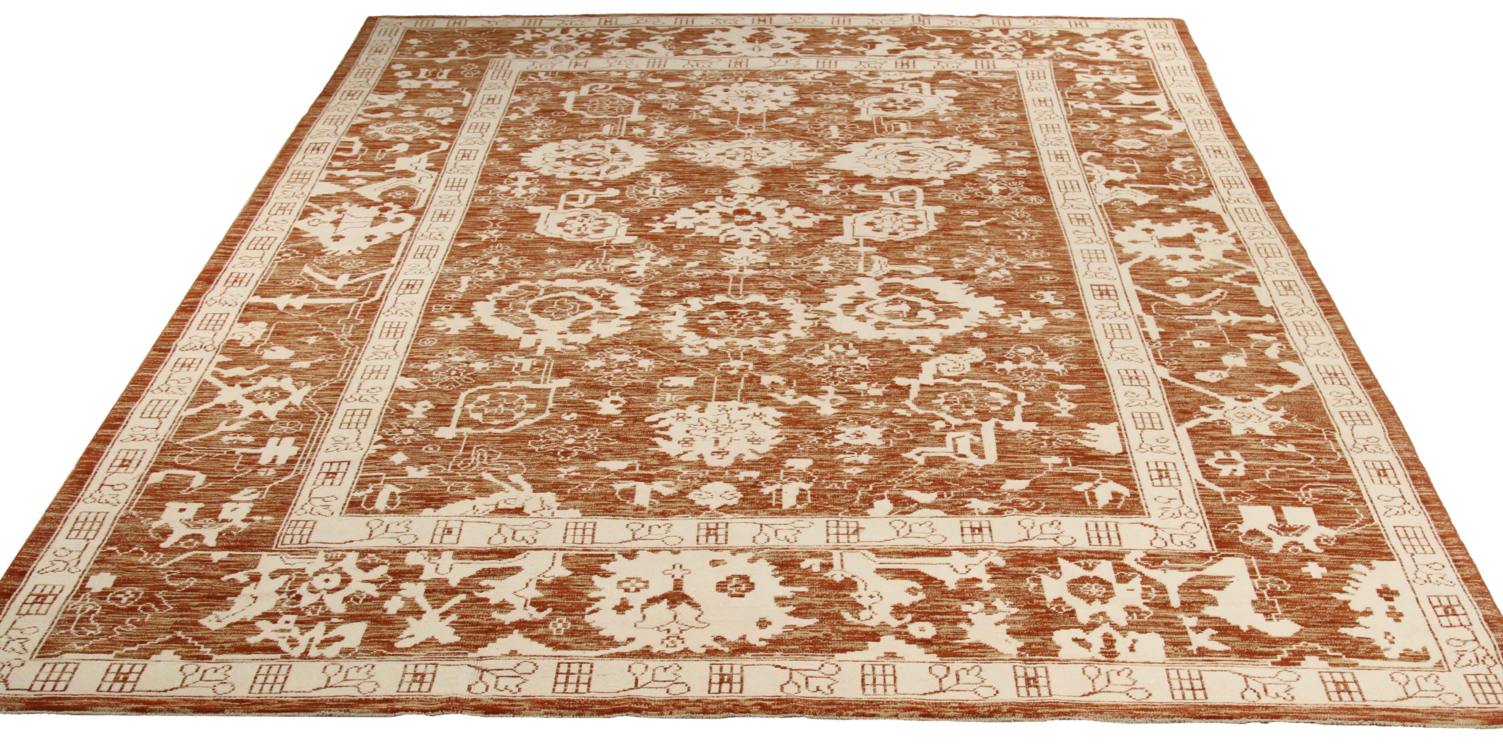 Thumbnail 13 for Persian Oushak Transitional Rug 66655