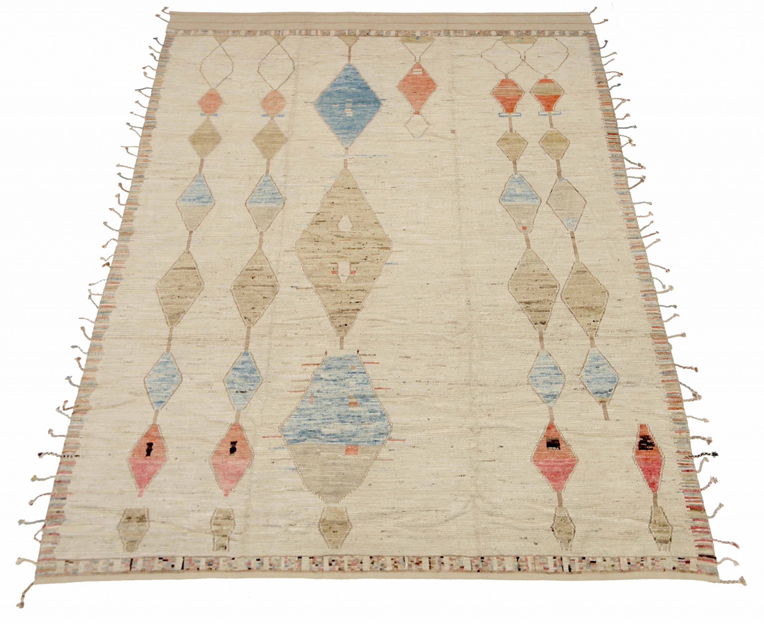 Thumbnail 10 for Afghanistan Moroccan Tribal Rug 92247