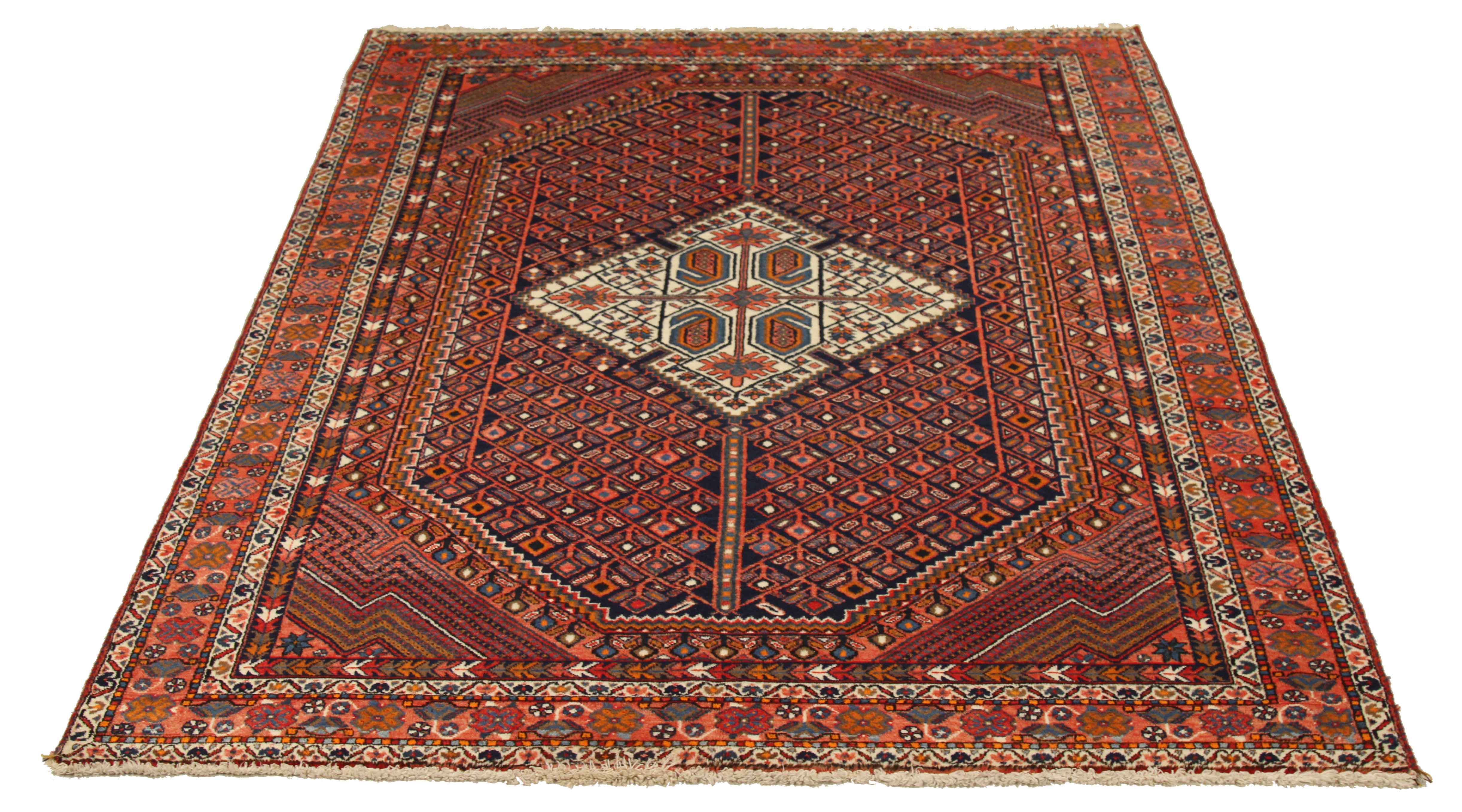 Thumbnail 10 for Antique Persian Sirjan Traditional Rug 10902