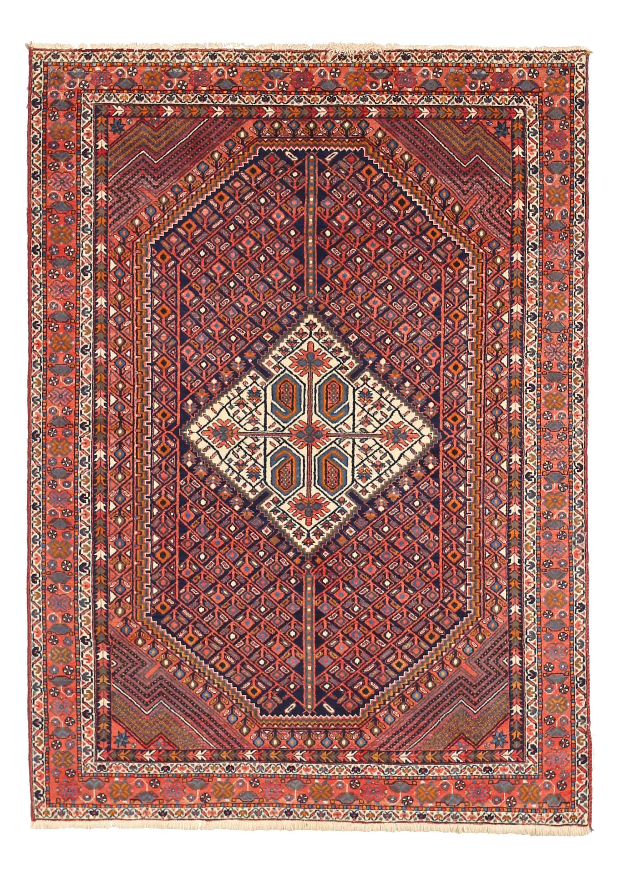 Thumbnail 12 for Antique Persian Sirjan Traditional Rug 10902