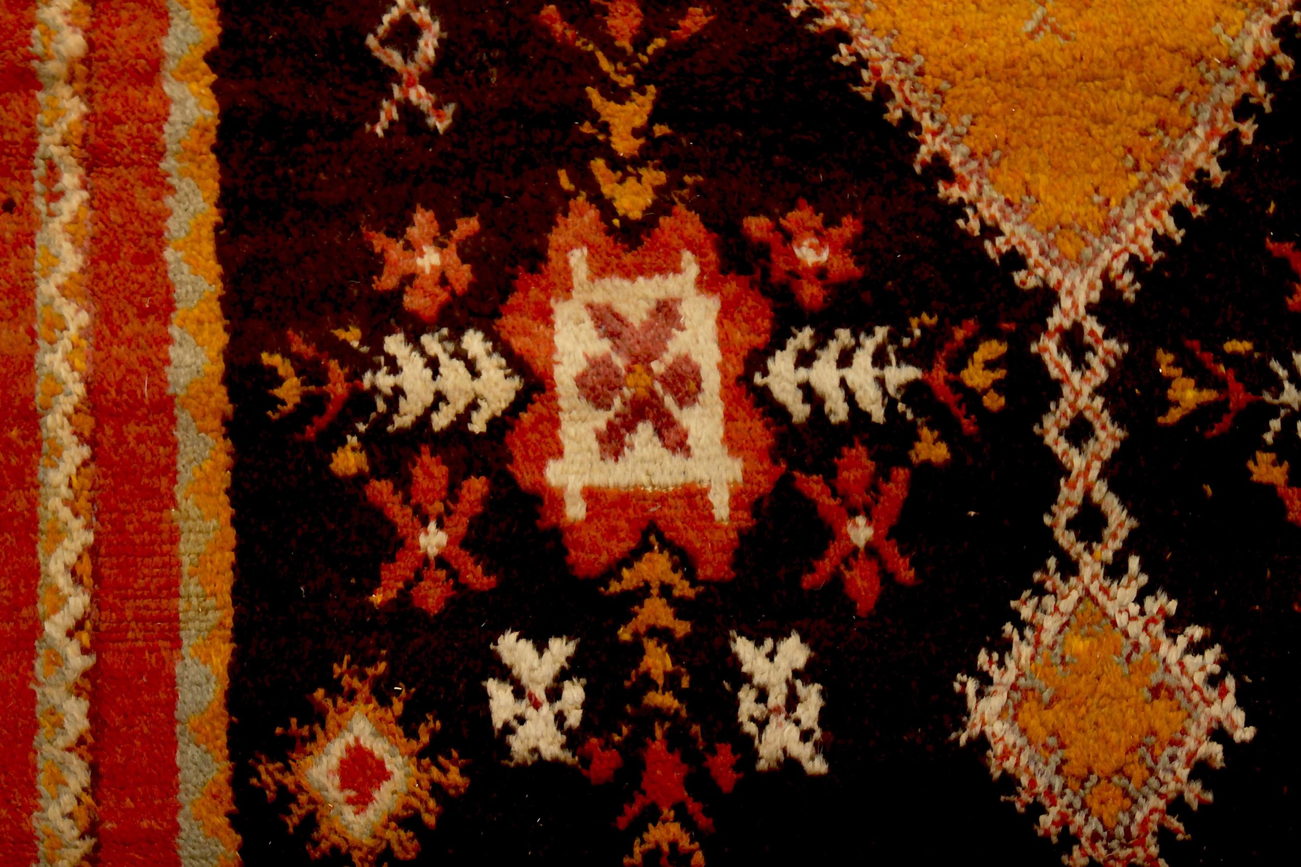 Thumbnail 12 for Antique Morocco Moroccan Traditional Rug 92027