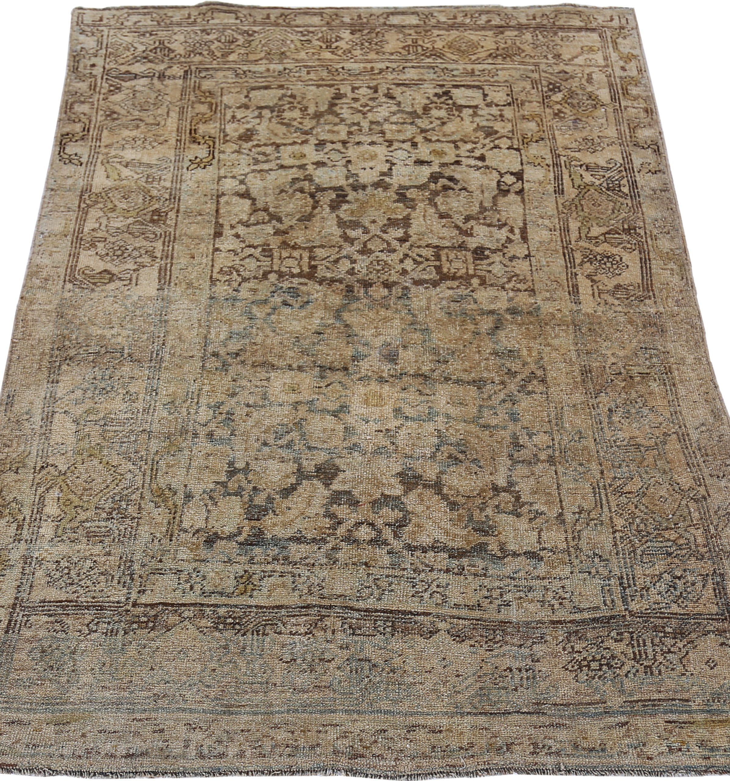Thumbnail 3 for Antique Persian Bijar Transitional Rug 91600