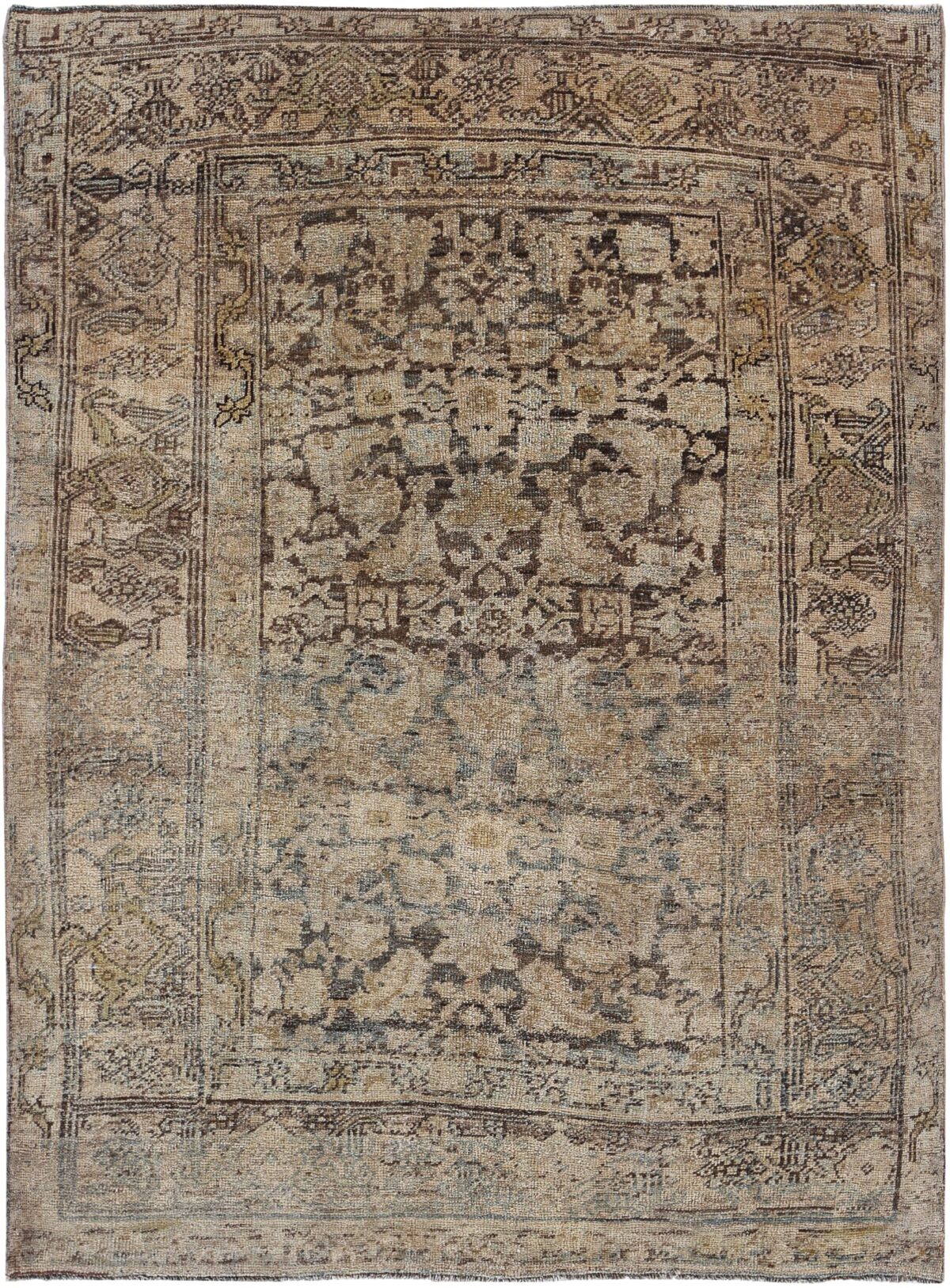 Thumbnail 9 for Antique Persian Bijar Transitional Rug 91600