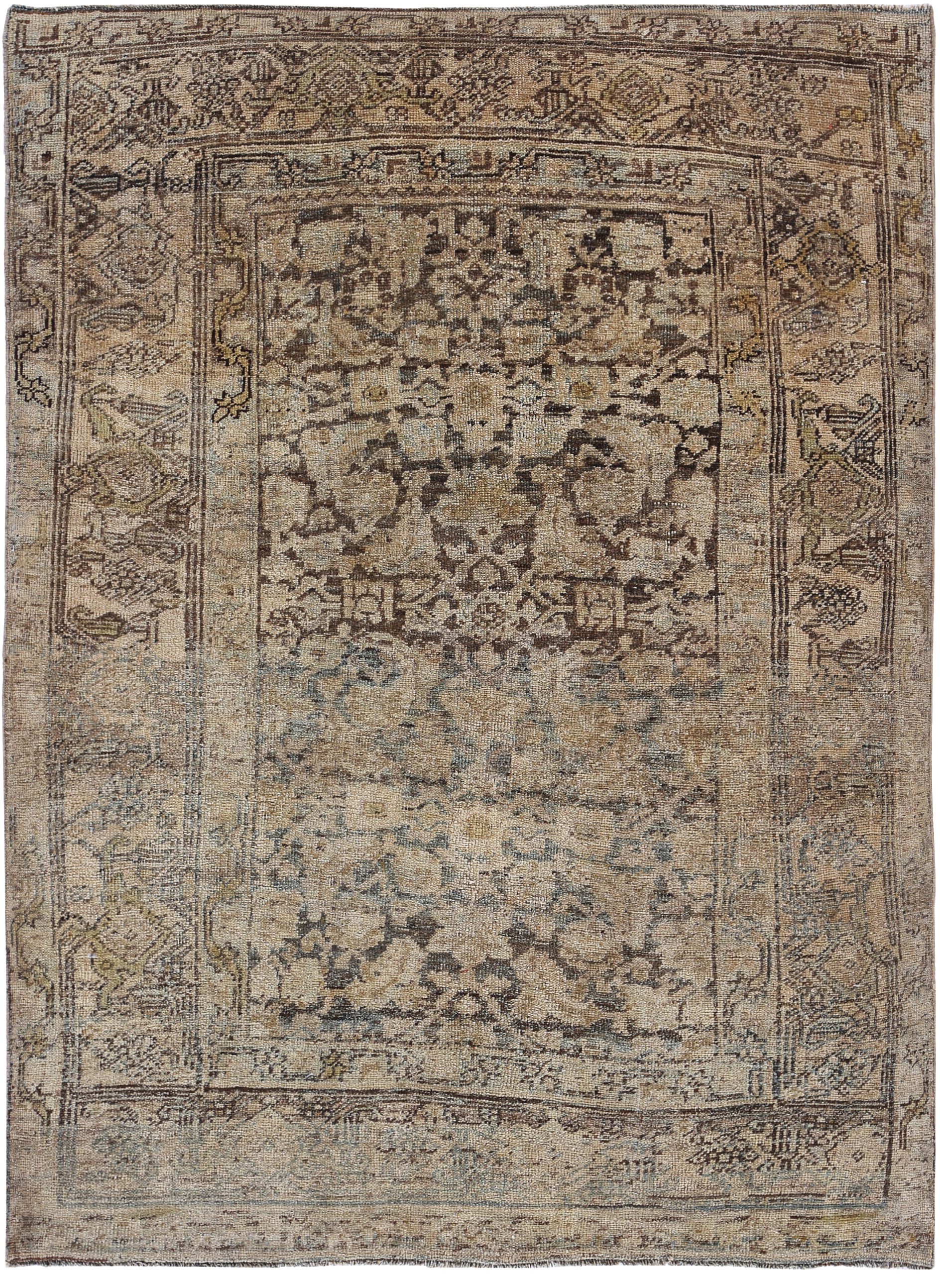 Thumbnail 2 for Antique Persian Bijar Transitional Rug 91600