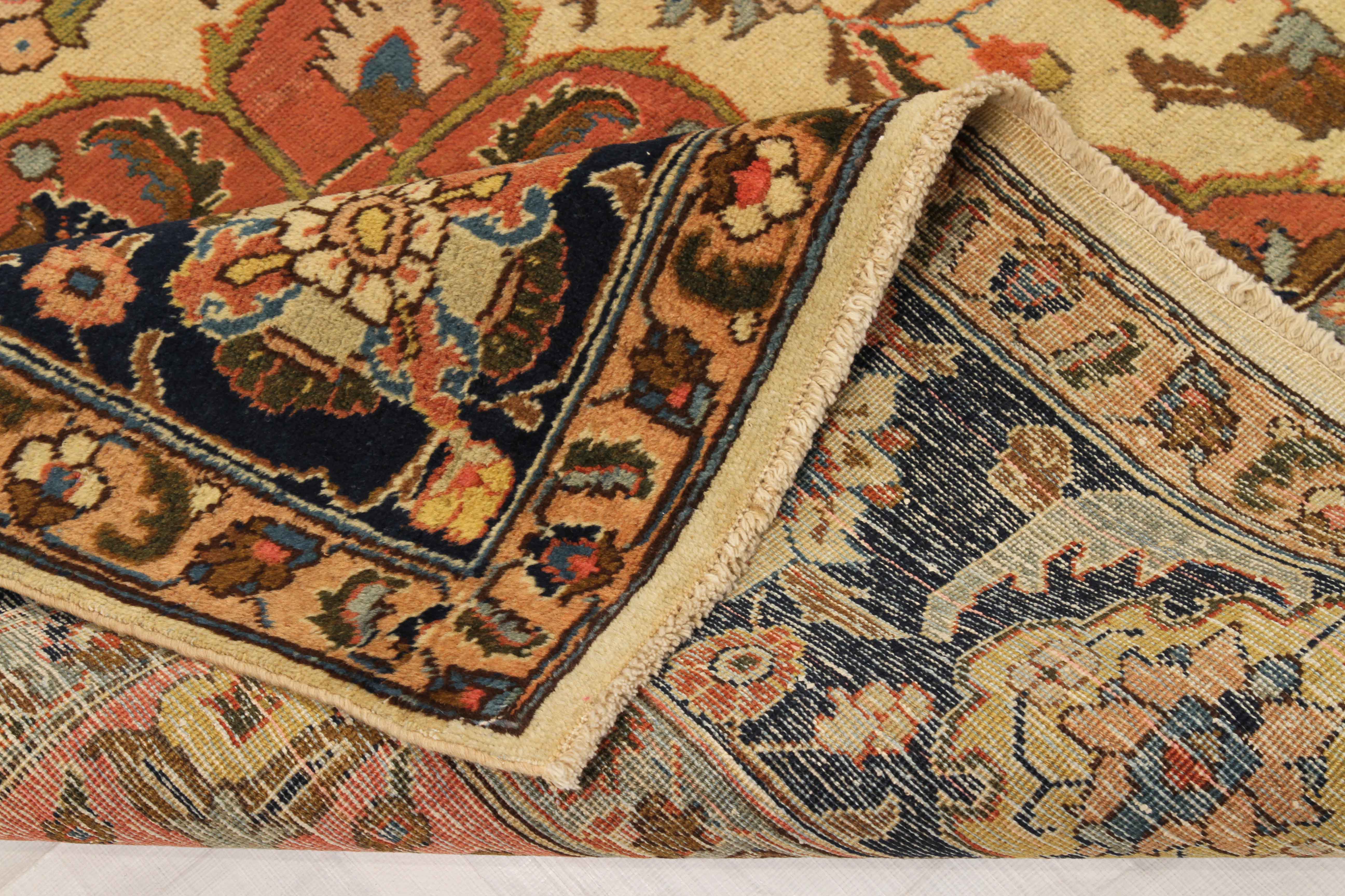 Thumbnail 13 for Antique Persian Tabriz Traditional Rug 10929