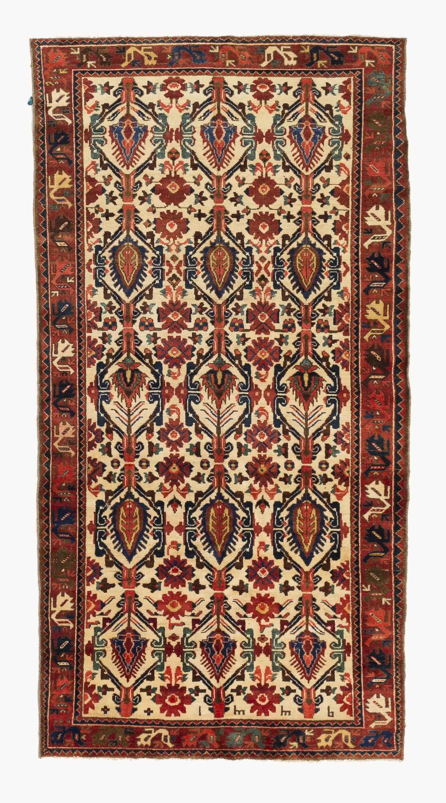 Thumbnail 13 for Antique Persian Bakhtiar Traditional Rug 10930