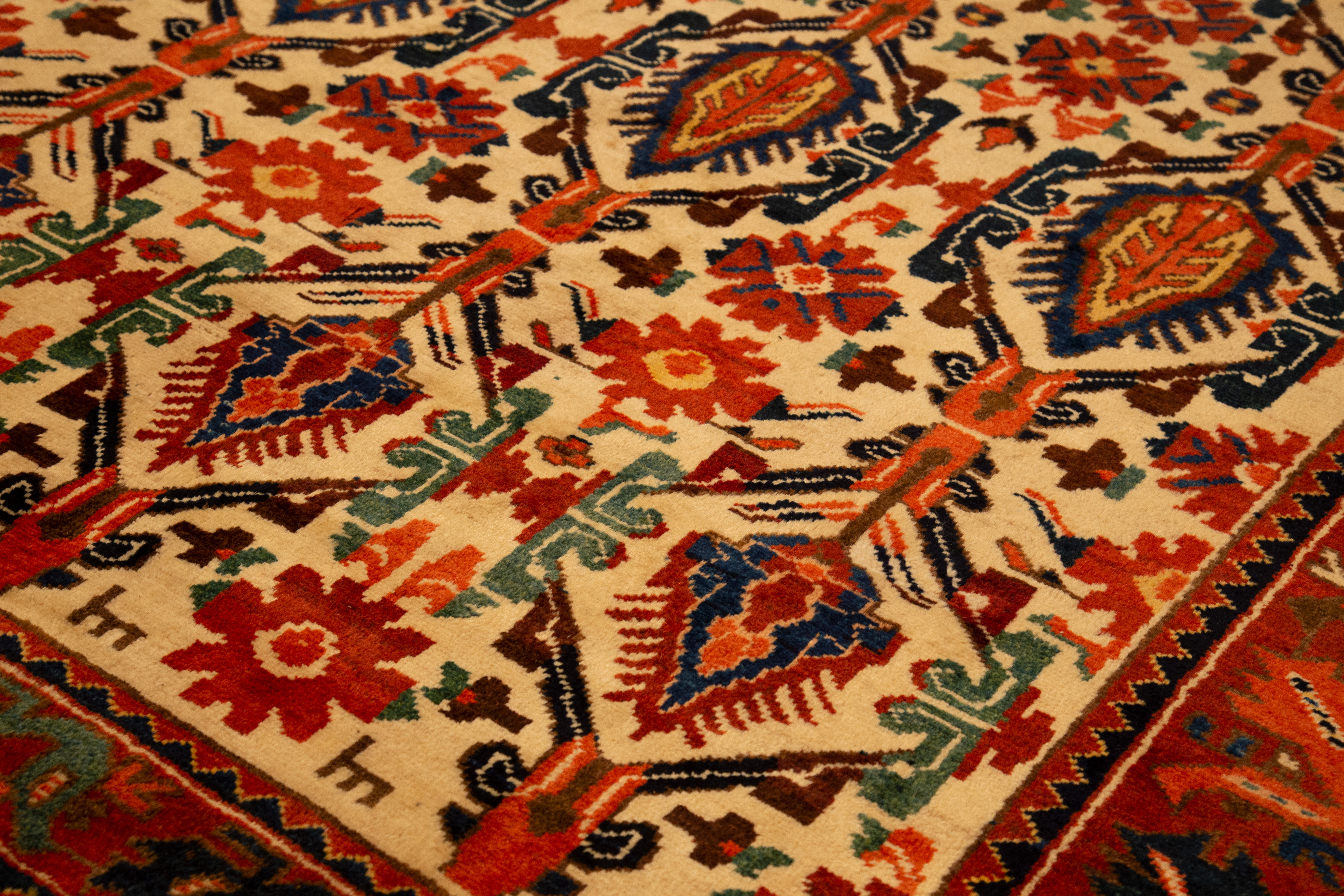 Thumbnail 2 for Antique Persian Bakhtiar Traditional Rug 10930