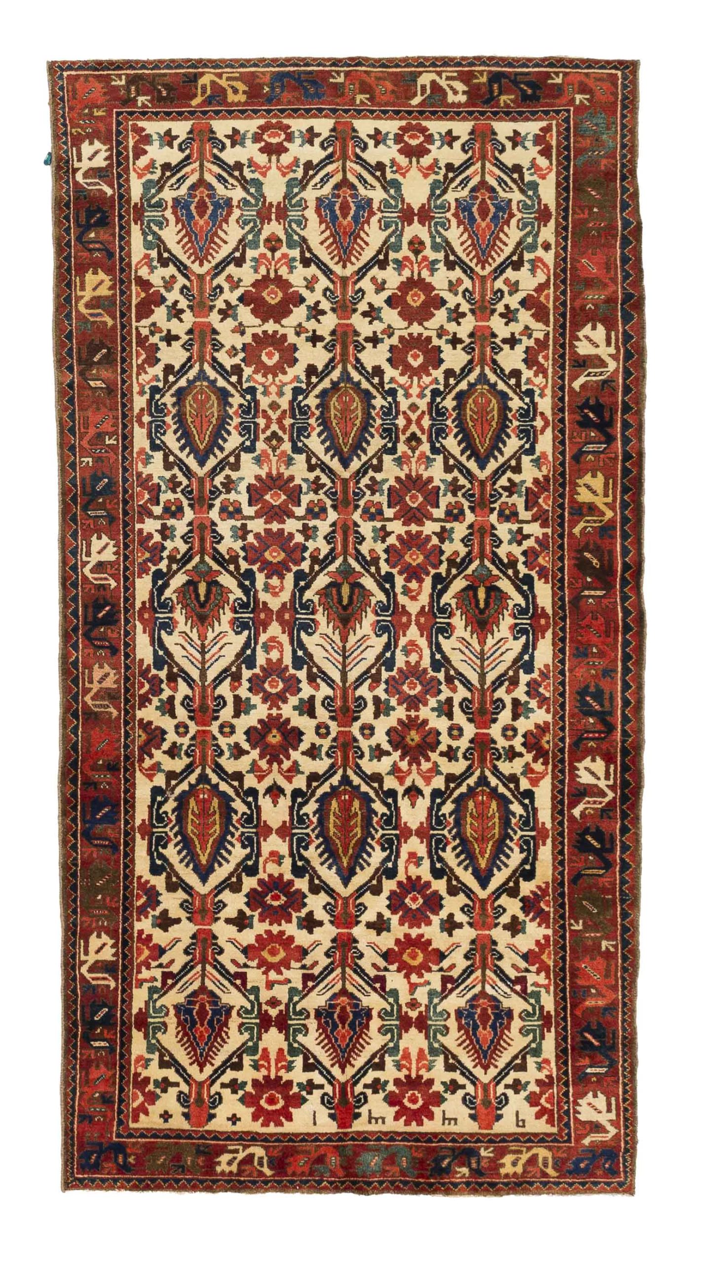 Thumbnail 15 for Antique Persian Bakhtiar Traditional Rug 10930