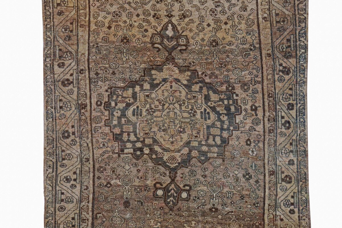 Thumbnail 15 for Antique Persian Bijar Transitional Rug 91595