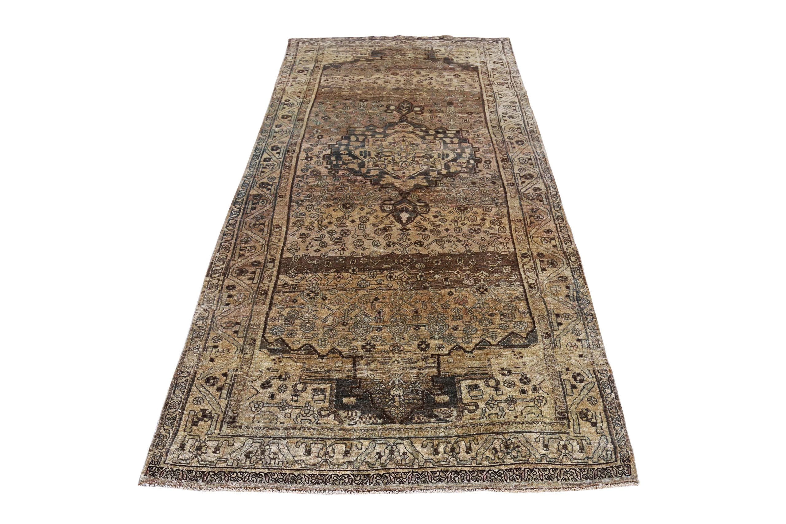 Thumbnail 10 for Antique Persian Bijar Transitional Rug 91595