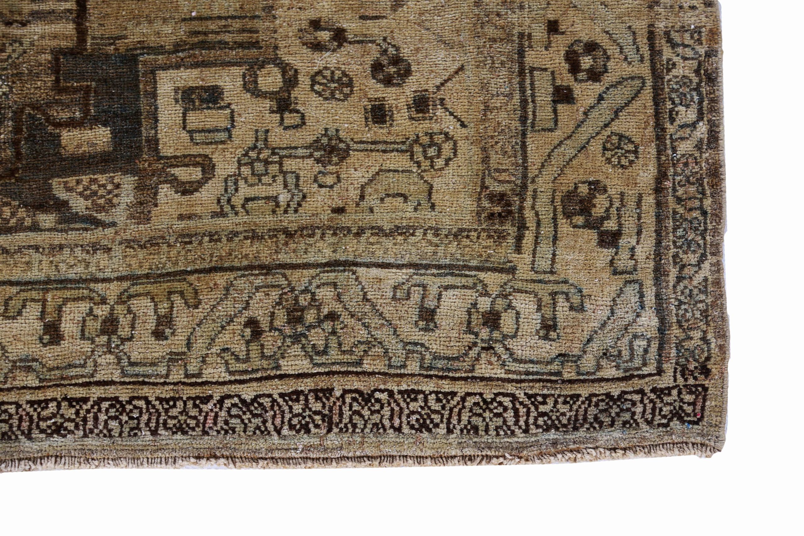 Thumbnail 7 for Antique Persian Bijar Transitional Rug 91595