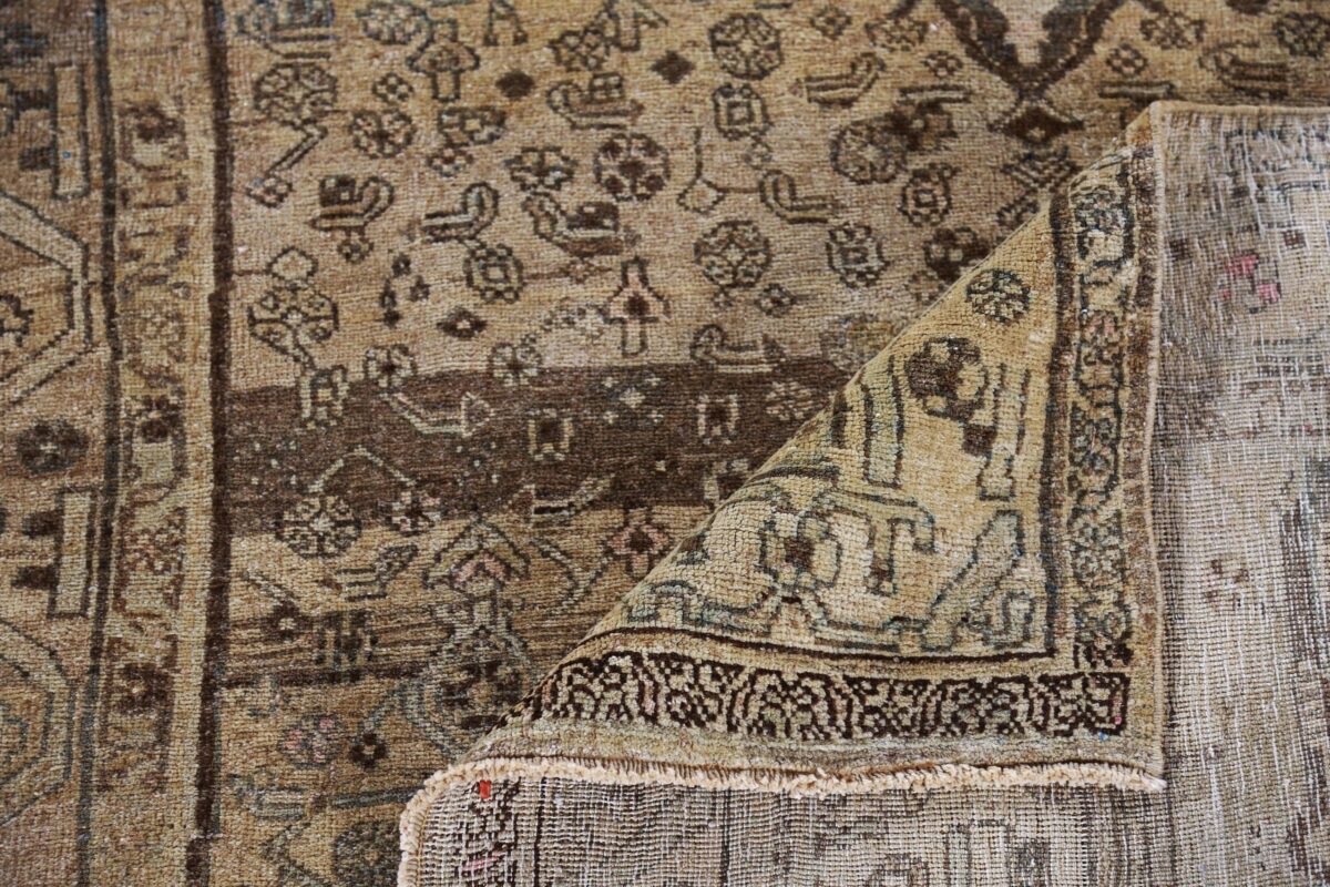 Thumbnail 14 for Antique Persian Bijar Transitional Rug 91595