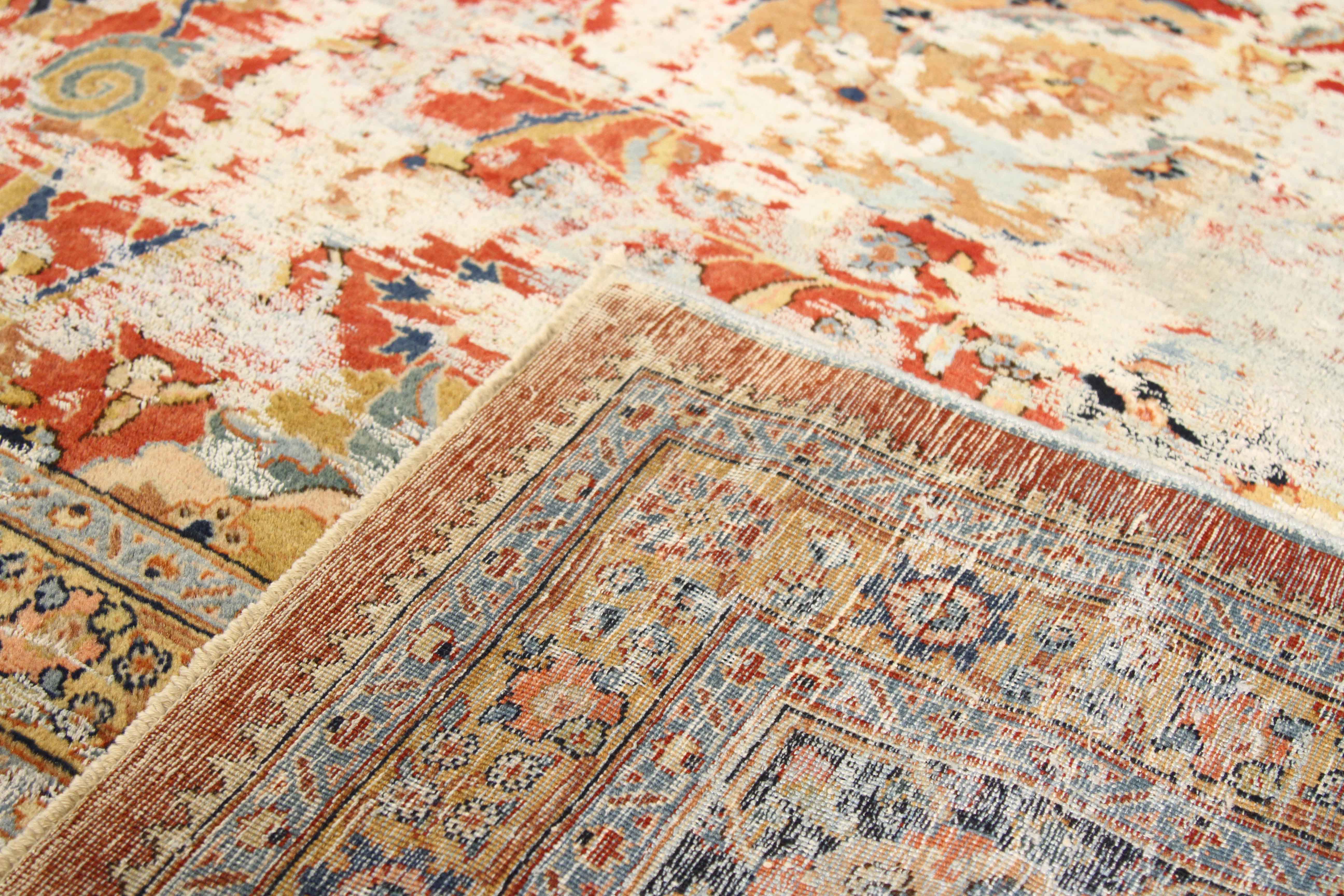 Thumbnail 11 for Antique Persian Tabriz Transitional Rug 66780