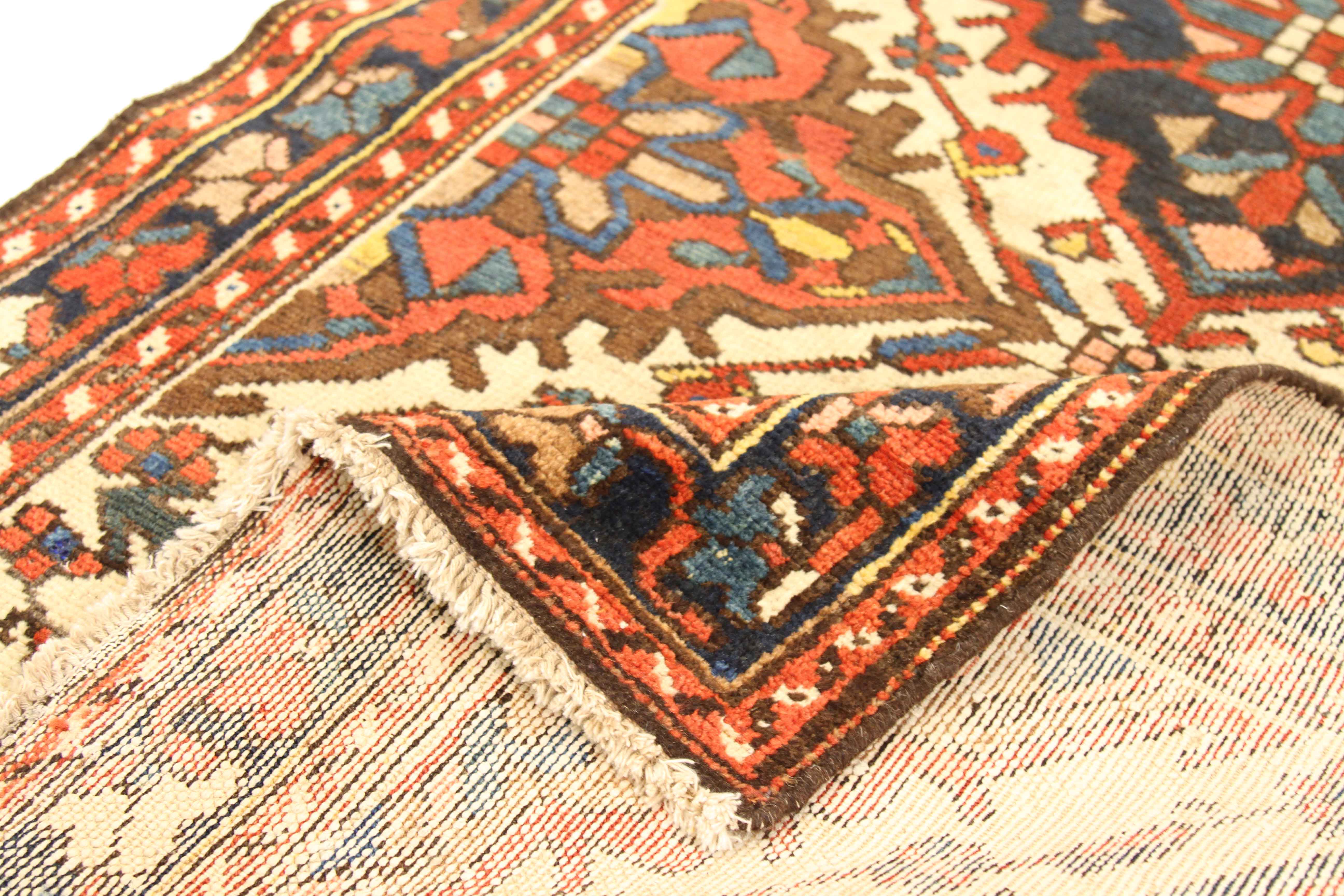 Thumbnail 2 for Antique Persian Bakhtiar Traditional Rug 10931