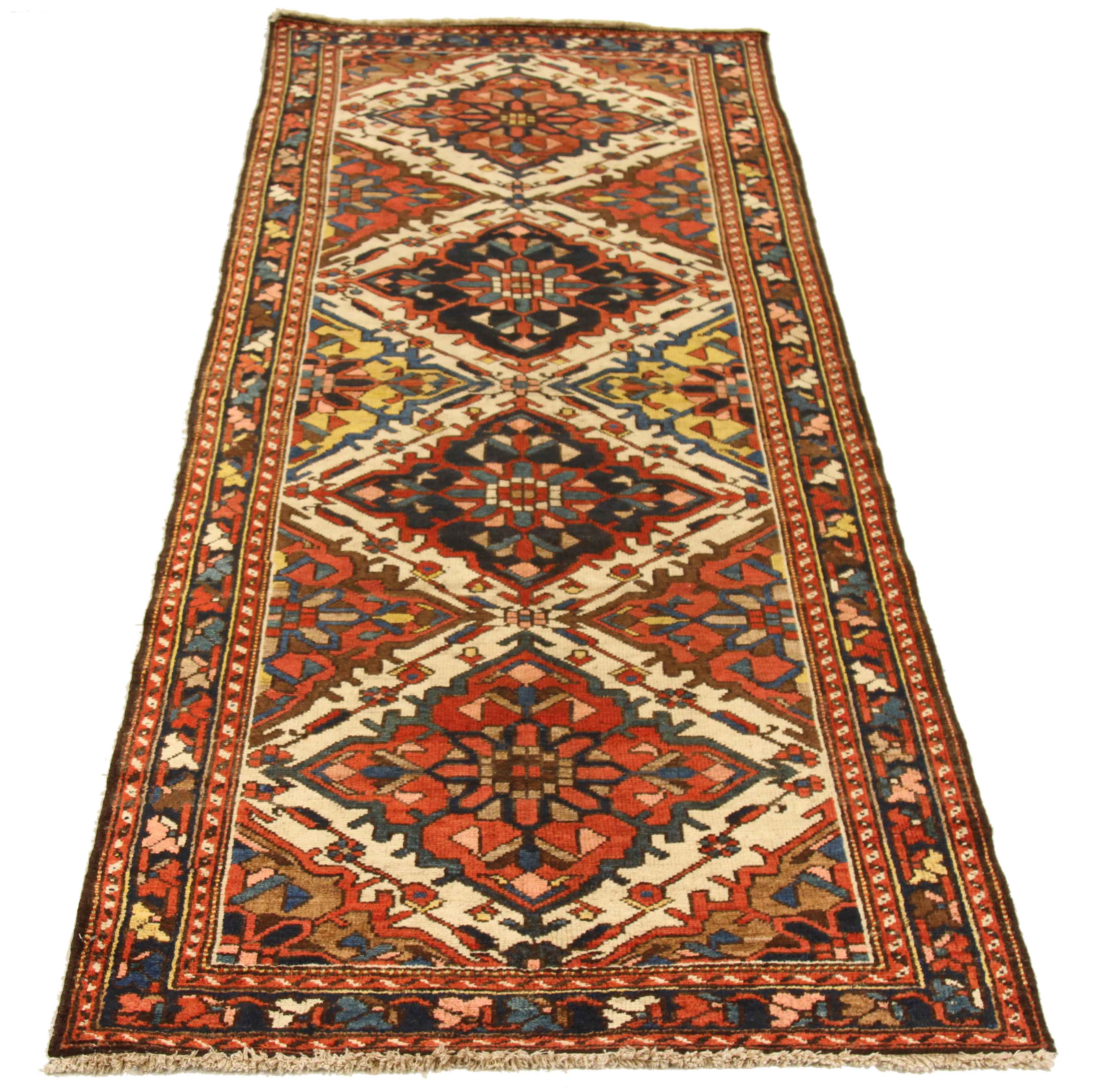 Thumbnail 10 for Antique Persian Bakhtiar Traditional Rug 10931