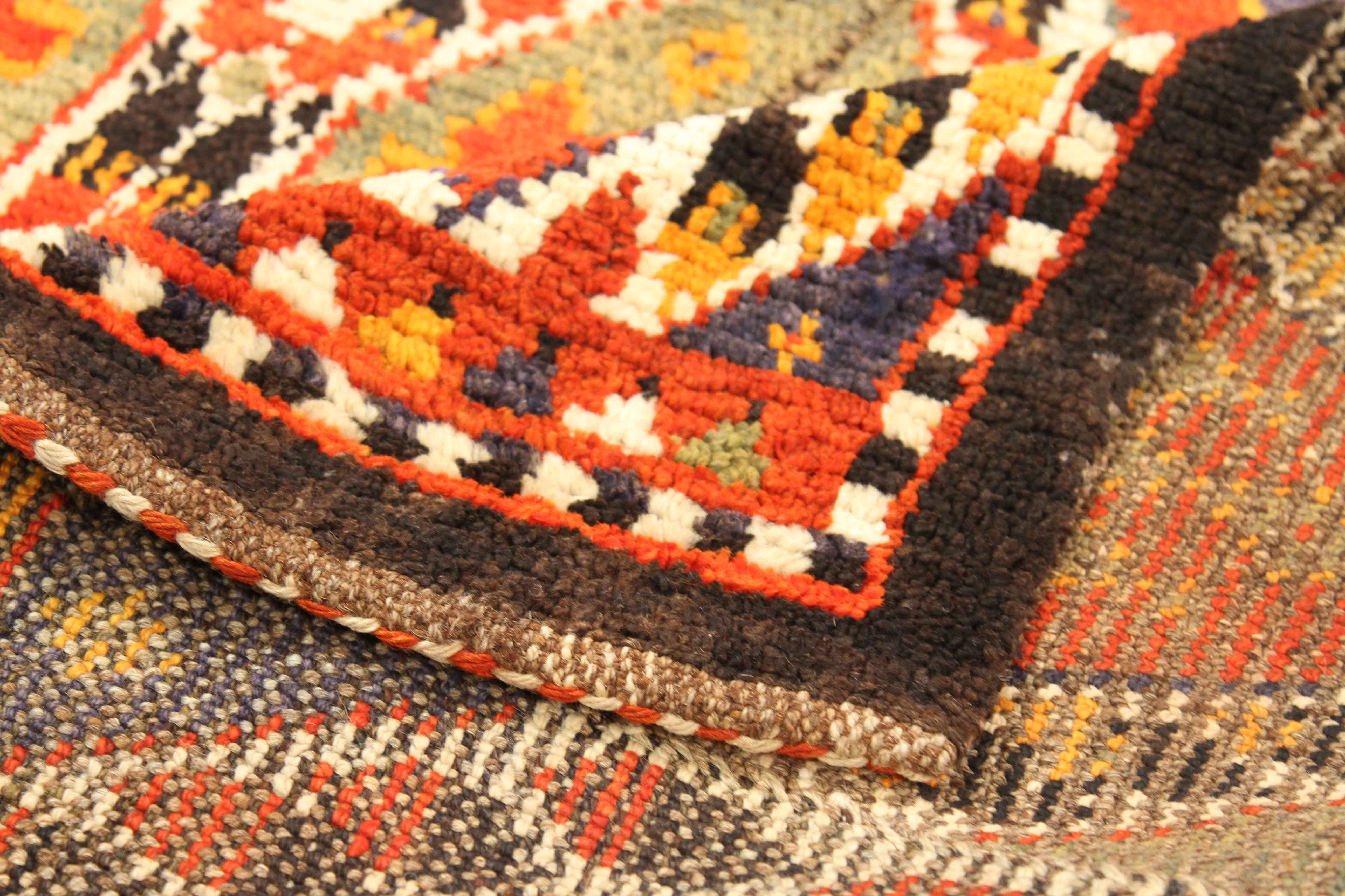 Thumbnail 3 for Antique Persian Gabbeh Traditional Rug 10932