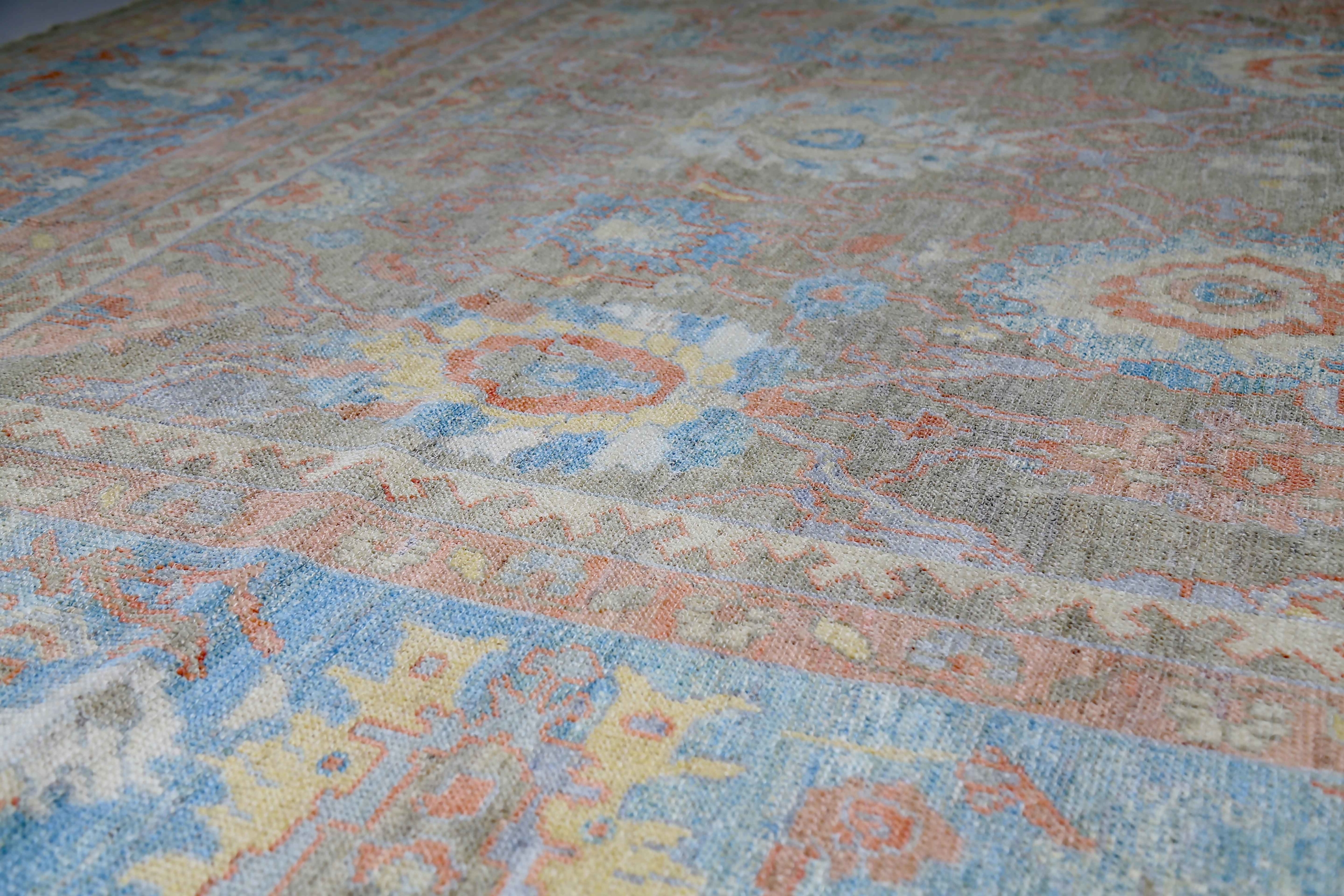 Thumbnail 3 for Persian Oushak Transitional Rug 88979