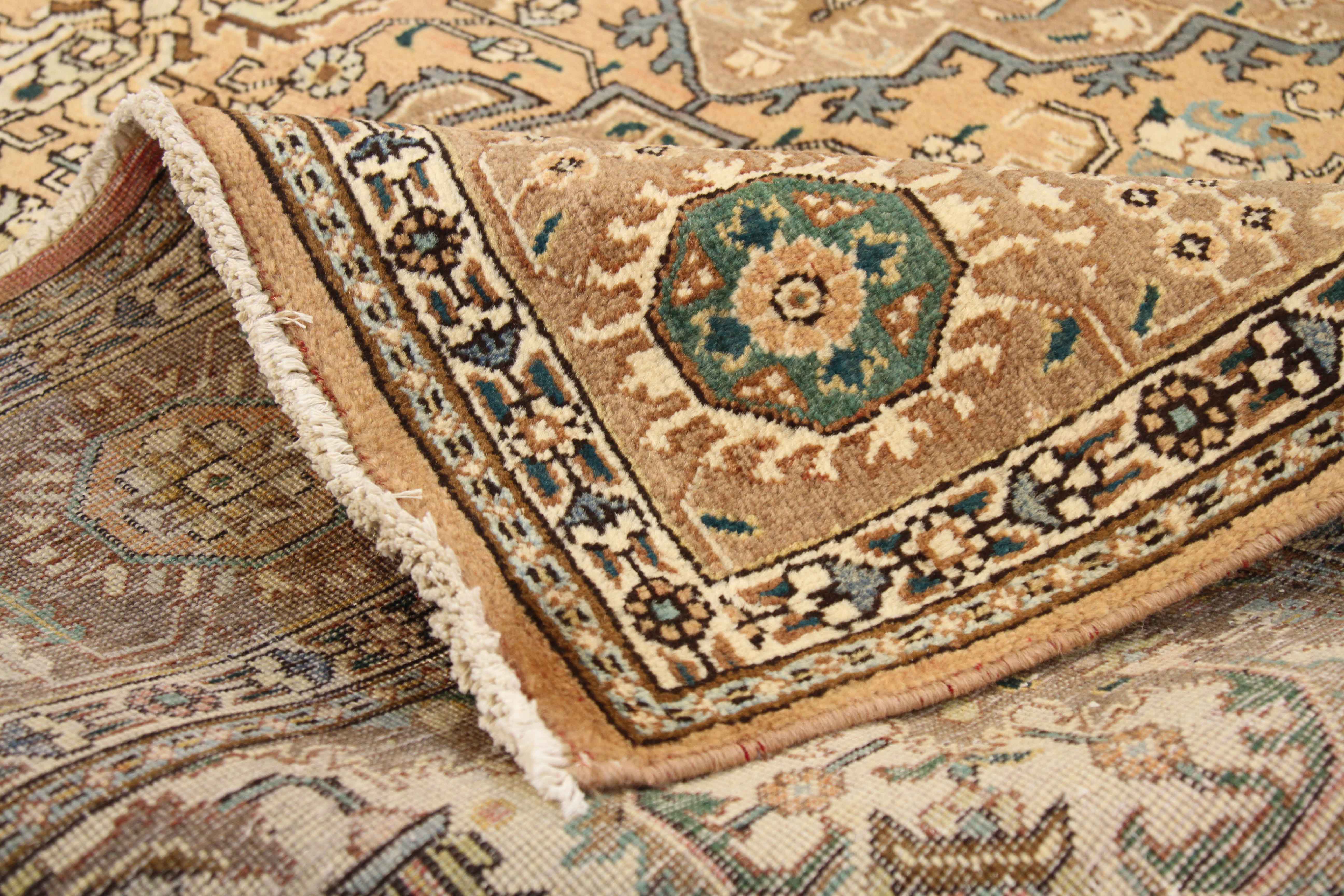 Thumbnail 9 for Antique Persian Heriz Traditional Rug 10949