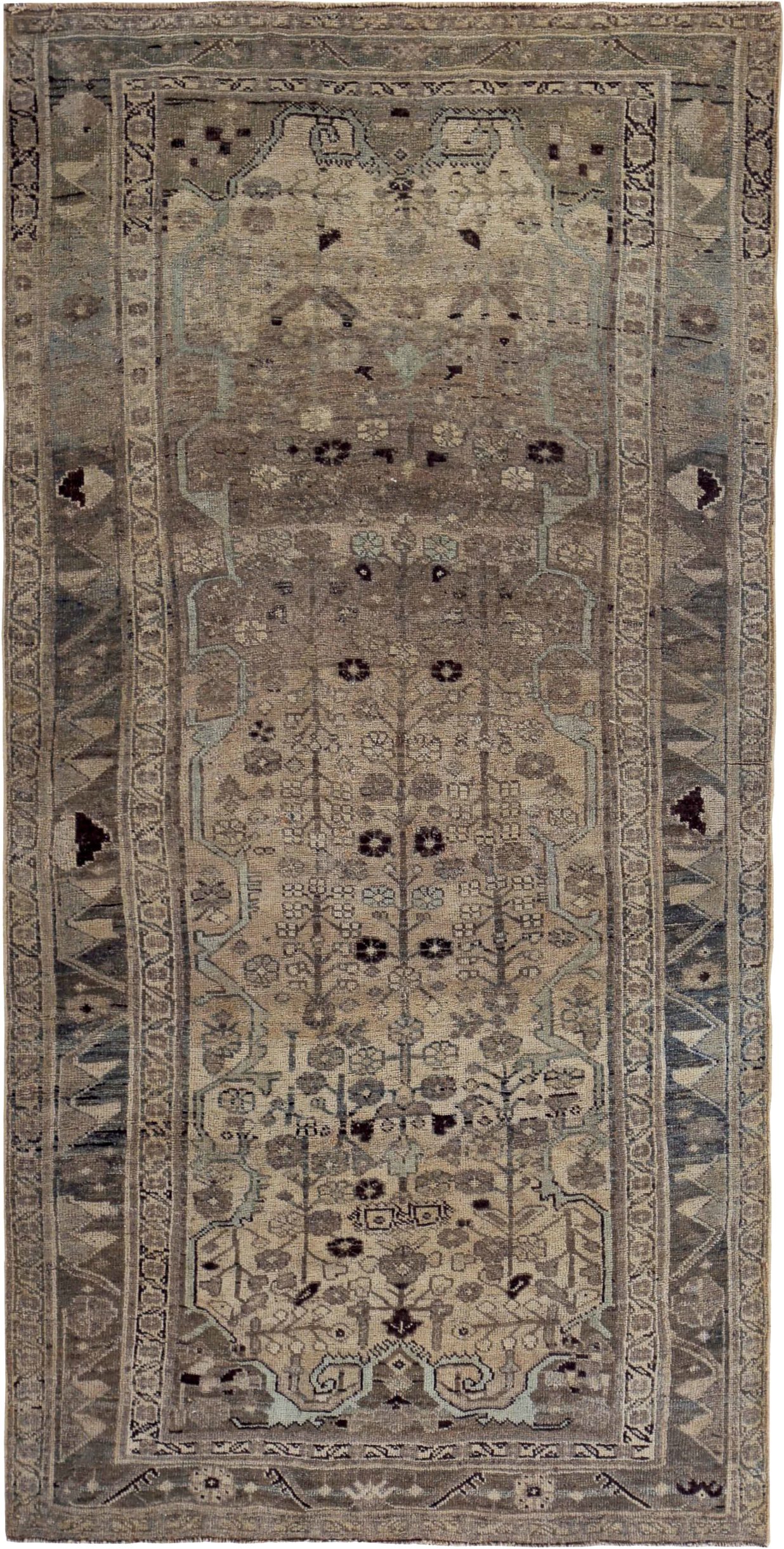 Thumbnail 5 for Antique Persian Bijar Transitional Rug 89657