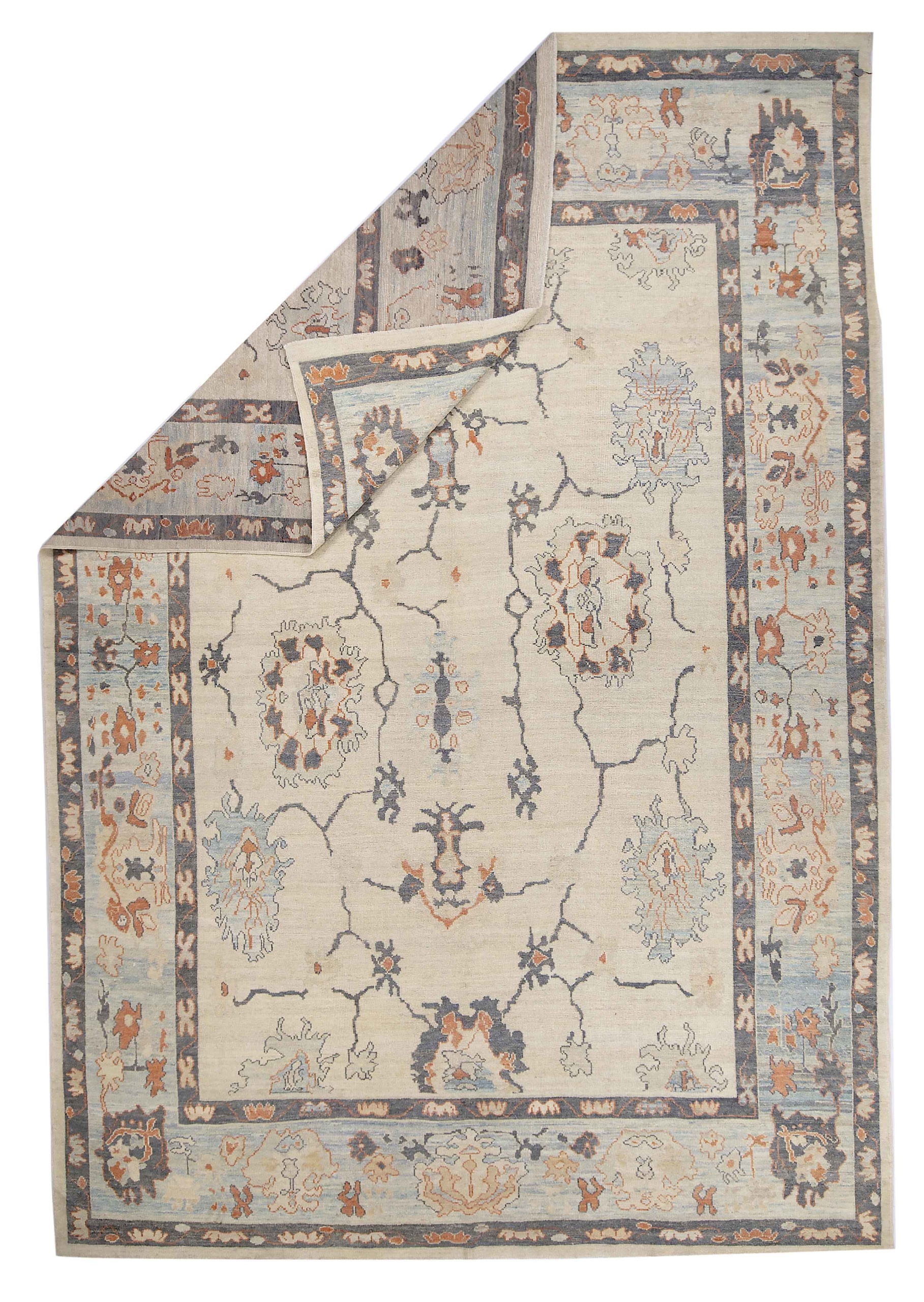 Thumbnail 5 for Persian Oushak Transitional Rug 88974