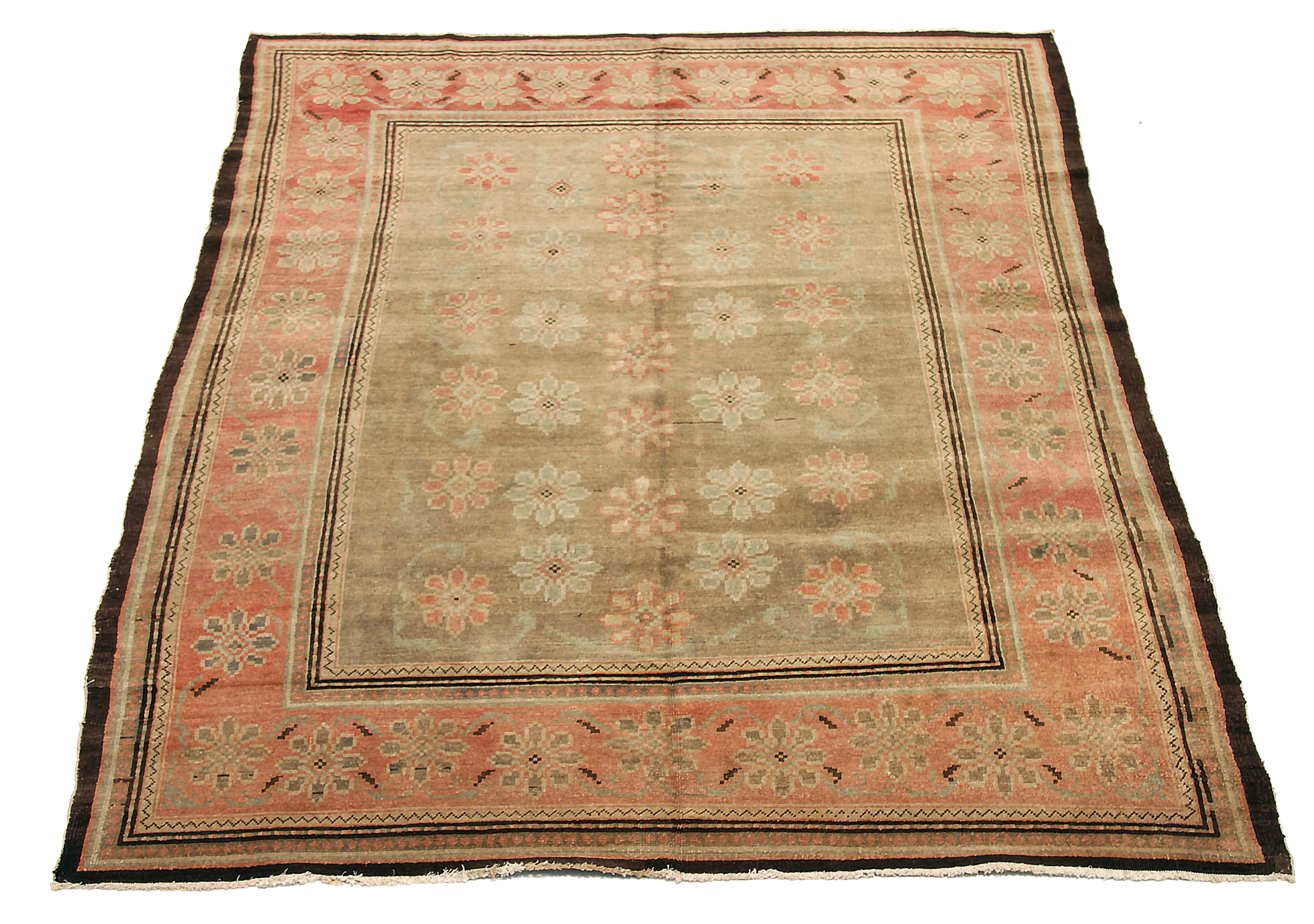 Thumbnail 8 for Antique Russia Khotan Transitional Rug 10982