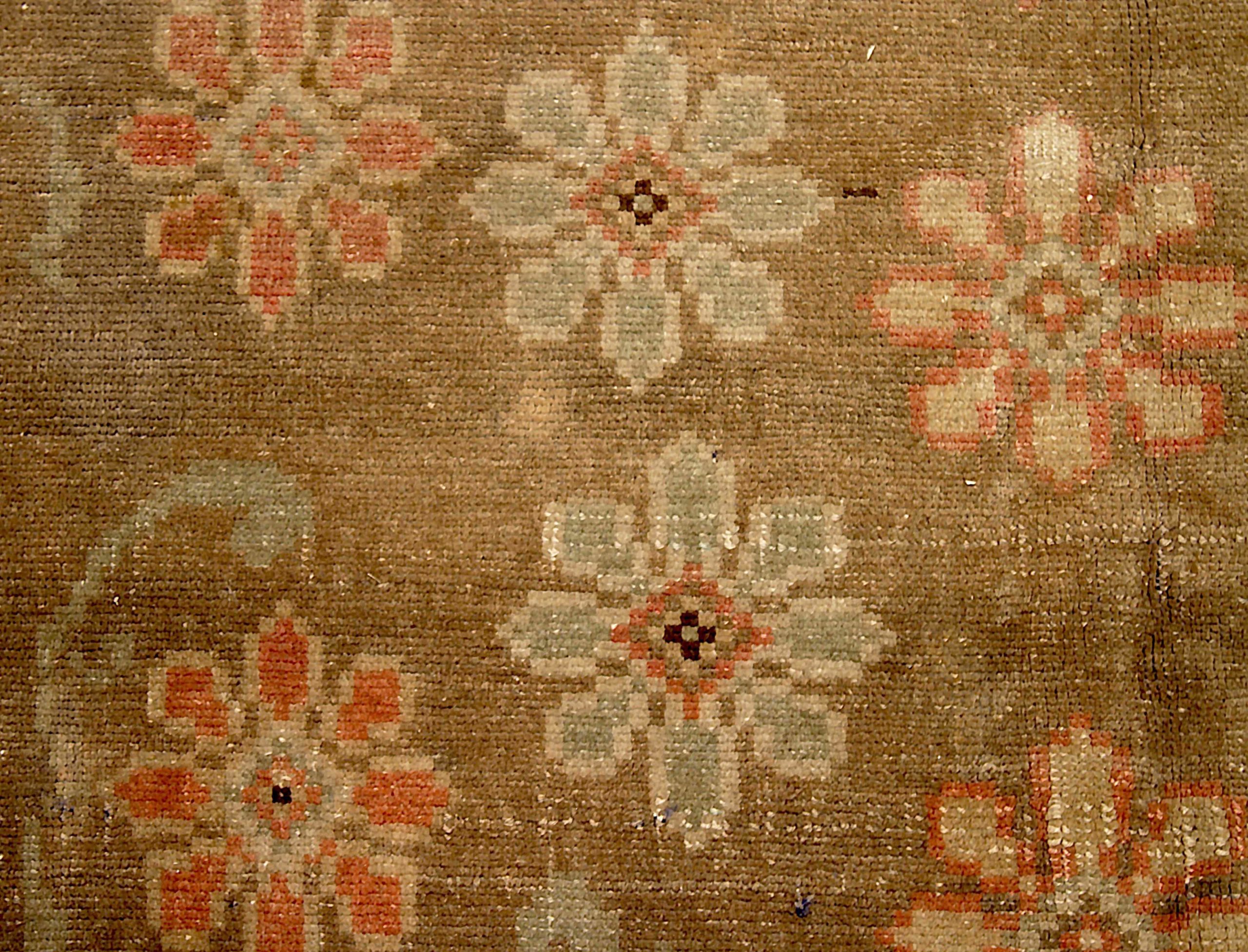 Thumbnail 14 for Antique Russia Khotan Transitional Rug 10982