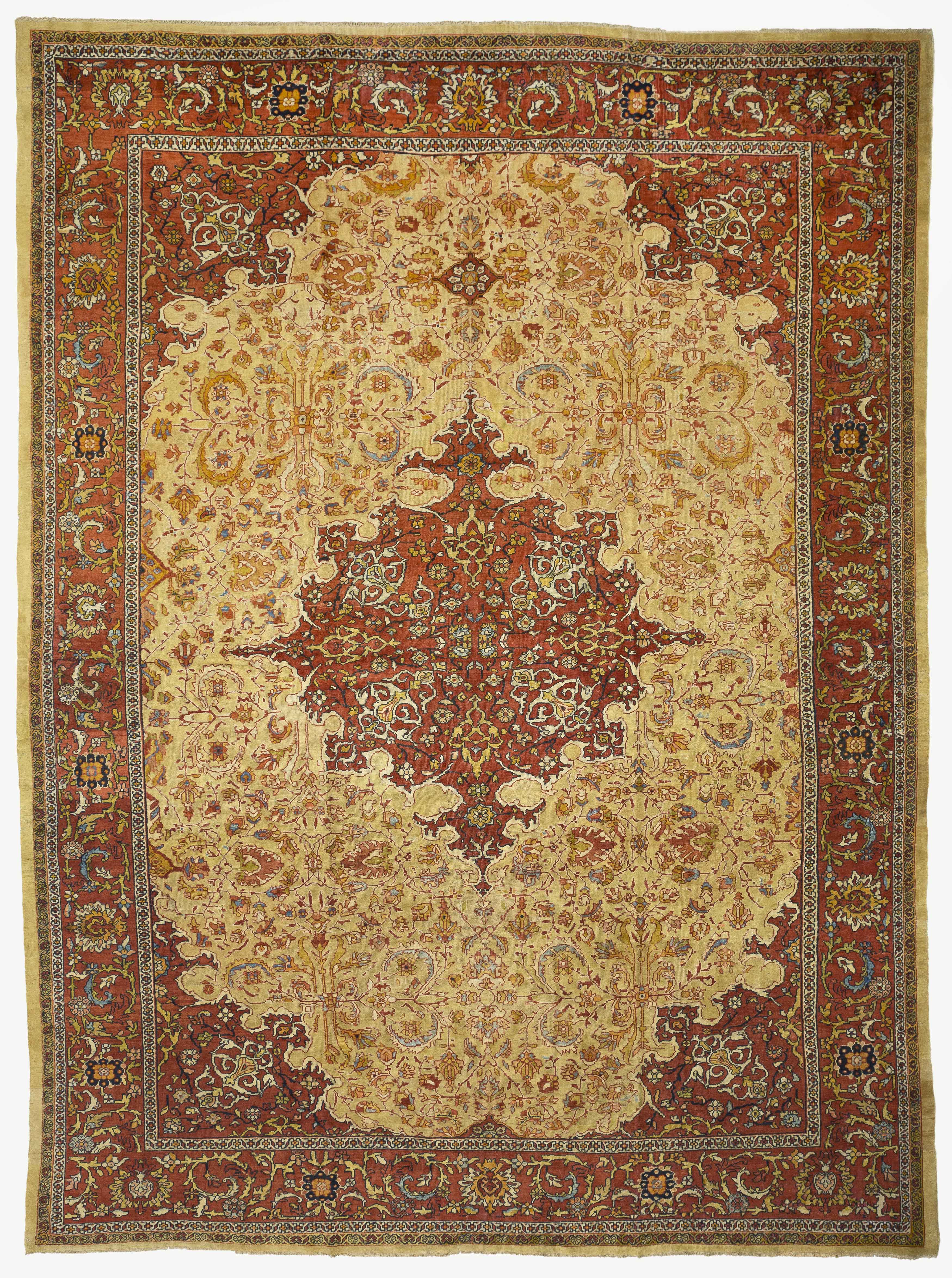 Thumbnail 4 for Antique Persian Sultanabad Transitional Rug 10970