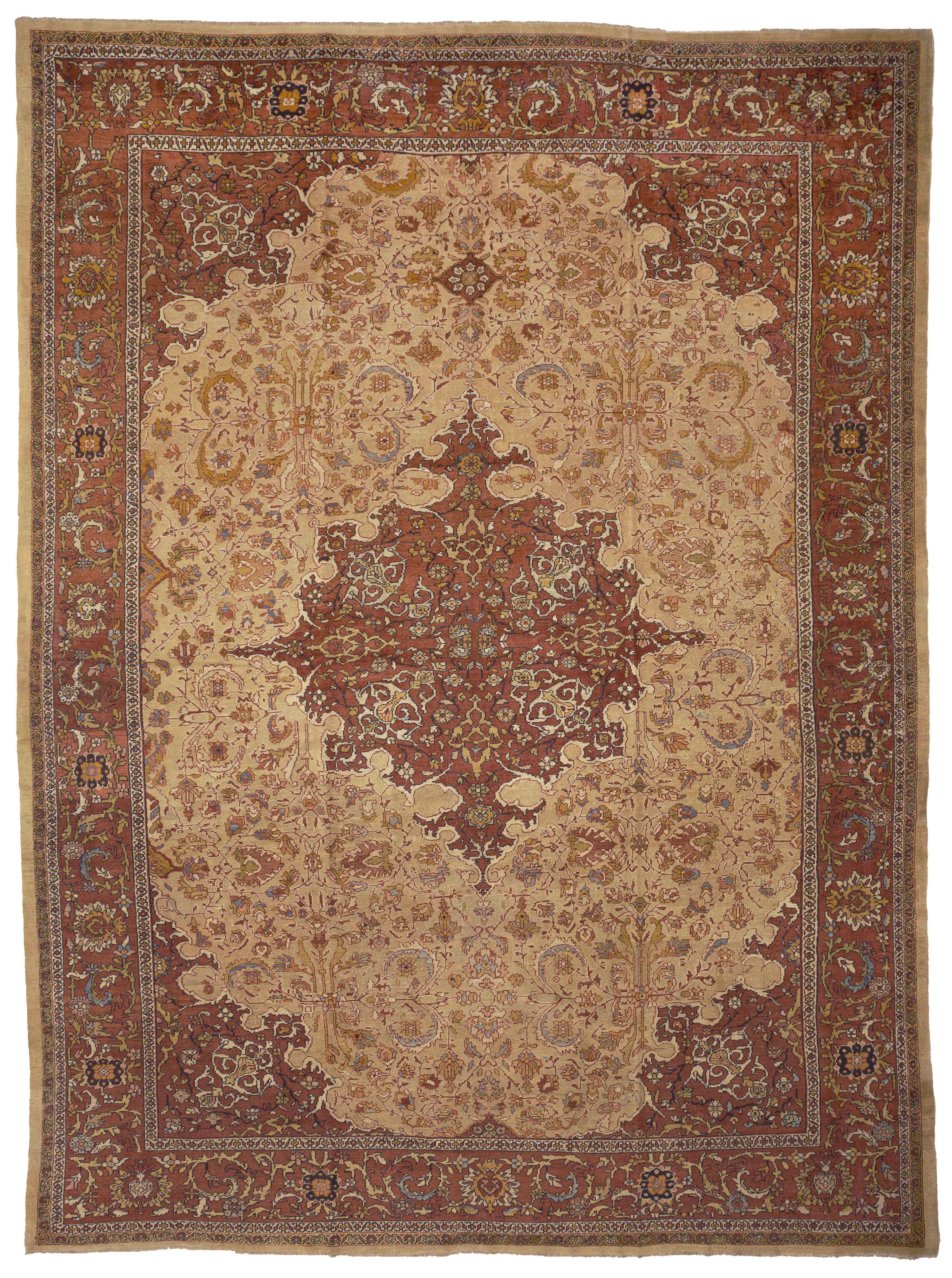 Thumbnail 6 for Antique Persian Sultanabad Transitional Rug 10970