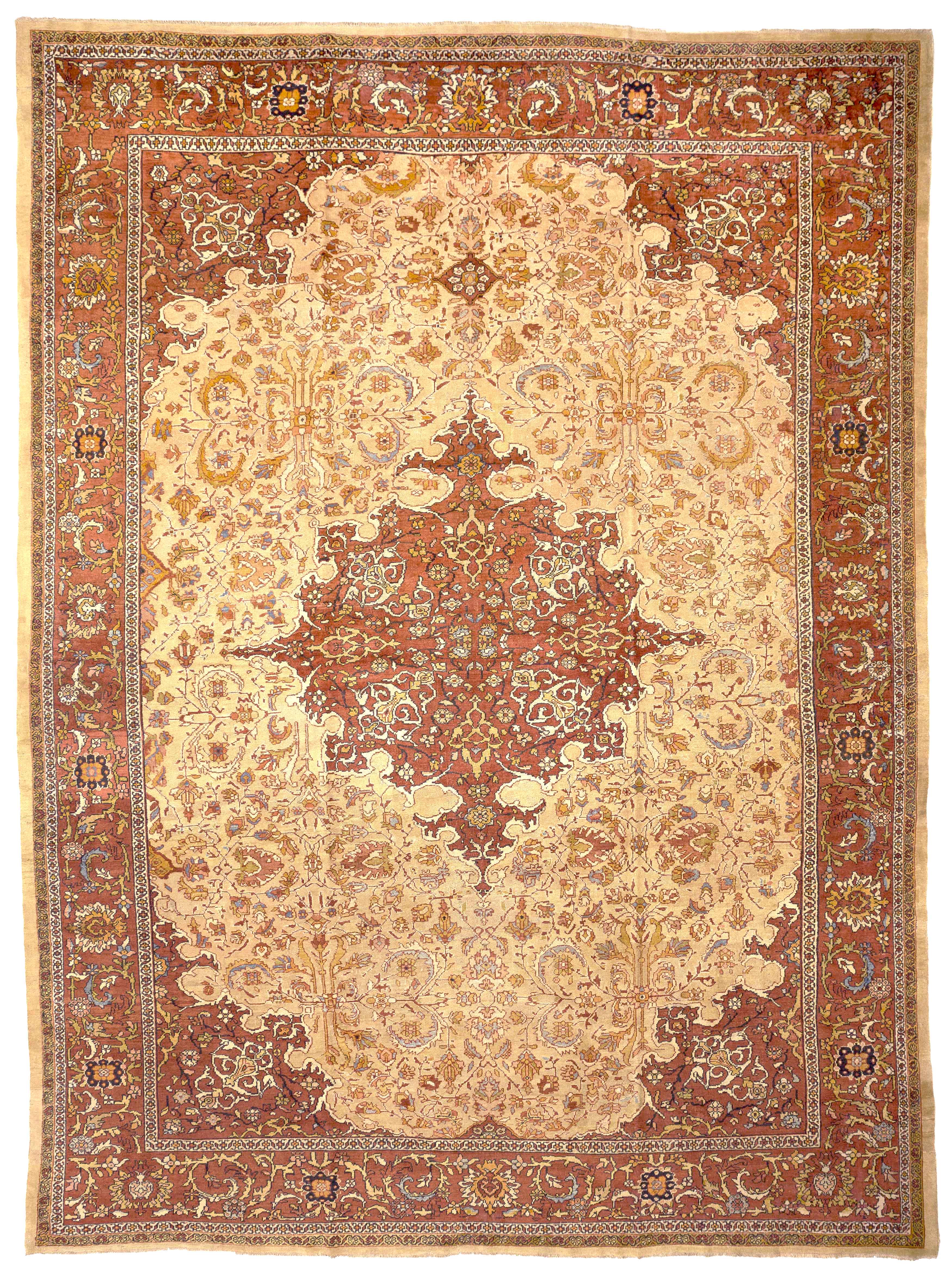 Thumbnail 3 for Antique Persian Sultanabad Transitional Rug 10970