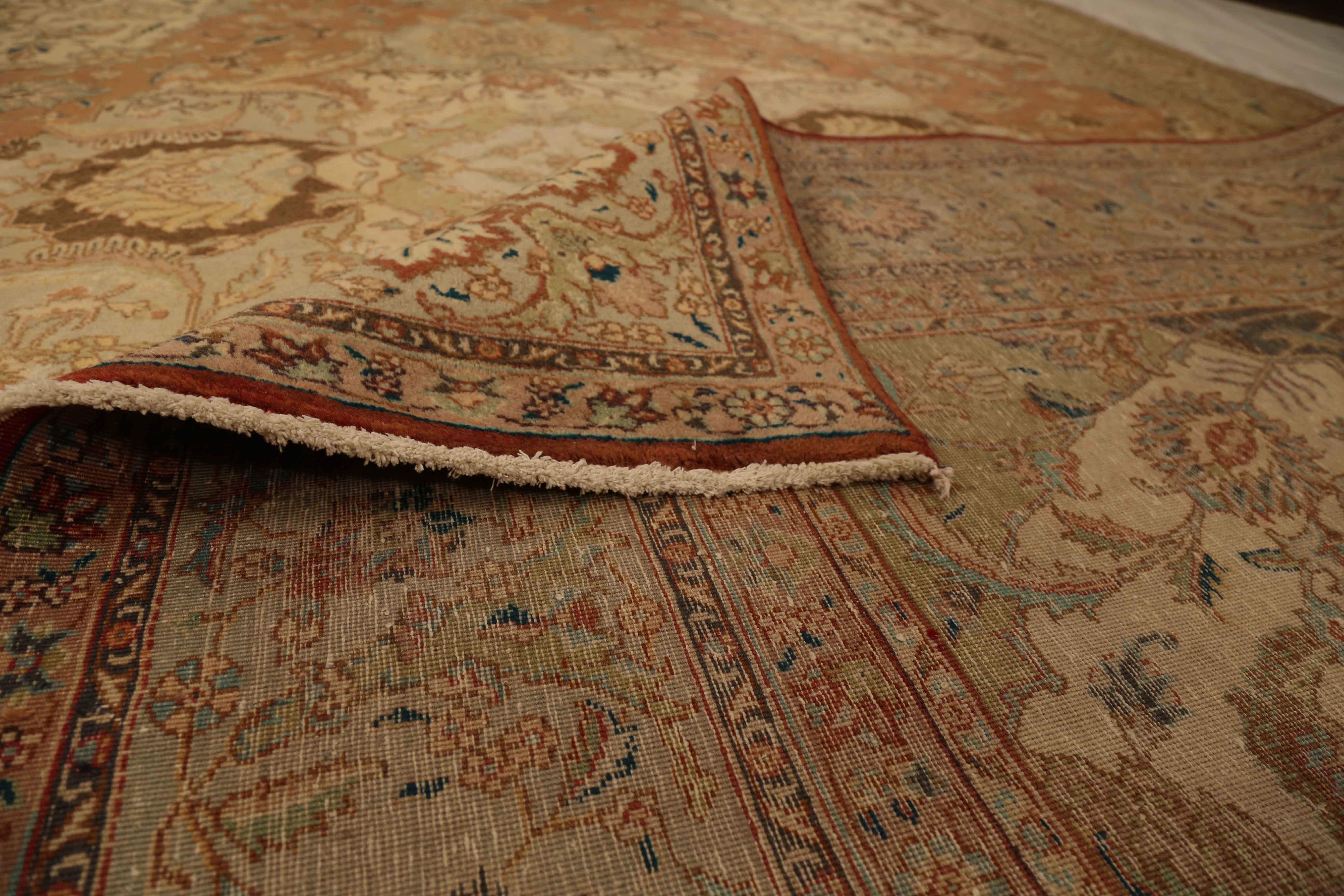 Thumbnail 6 for Antique Persian Tabriz Transitional Rug 10974