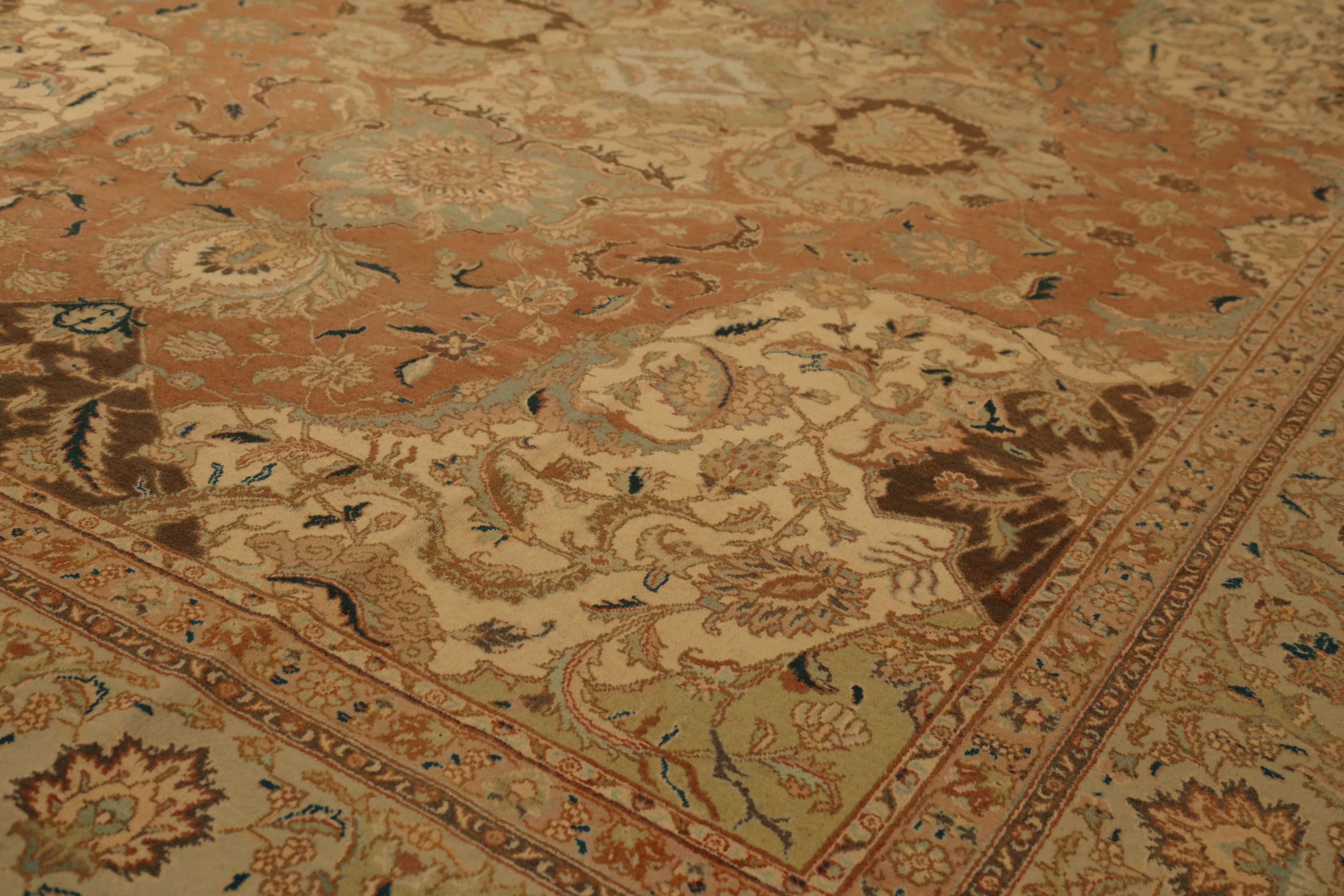 Thumbnail 10 for Antique Persian Tabriz Transitional Rug 10974