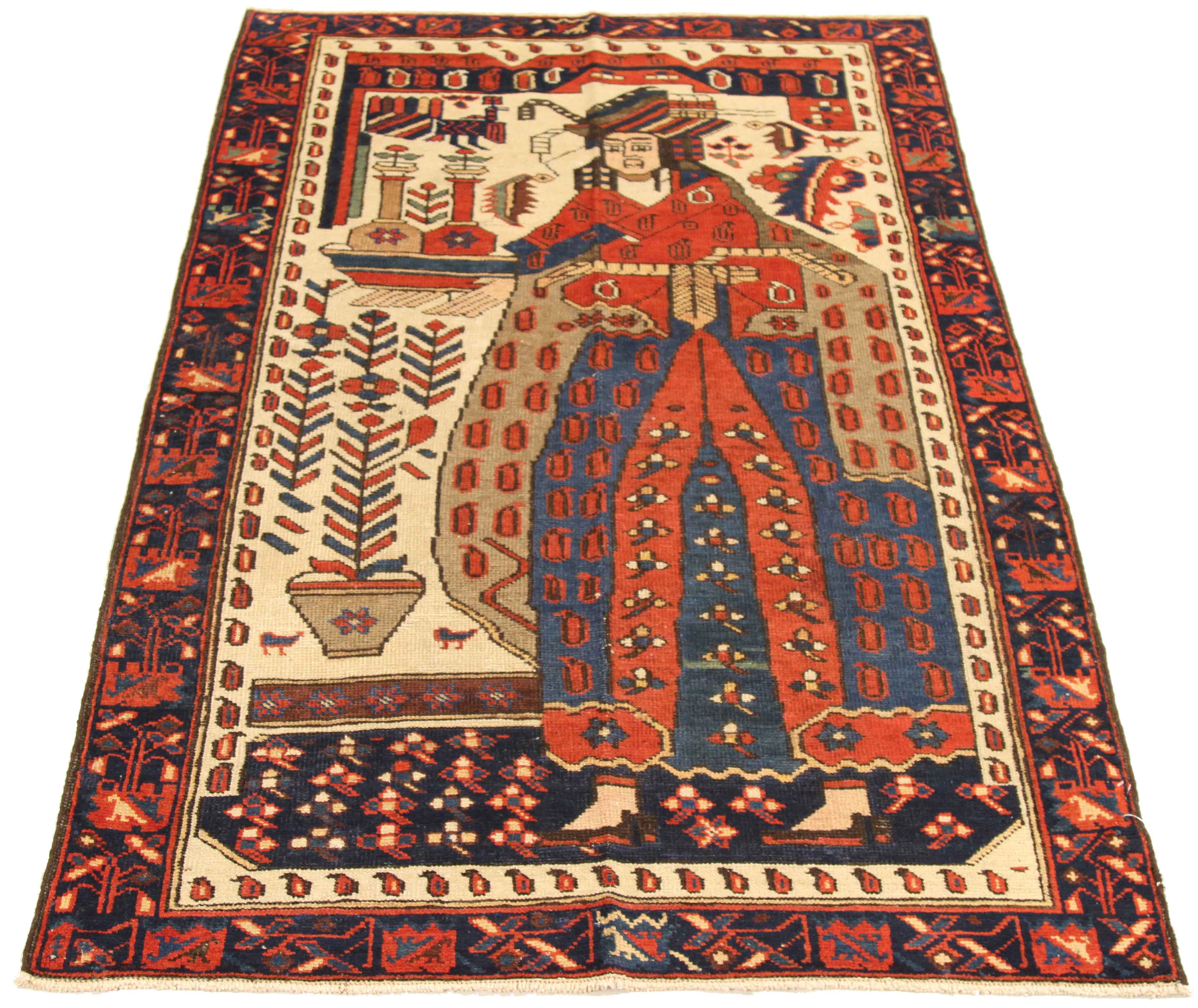 Thumbnail 9 for Antique Persian Transitional Rug 10975