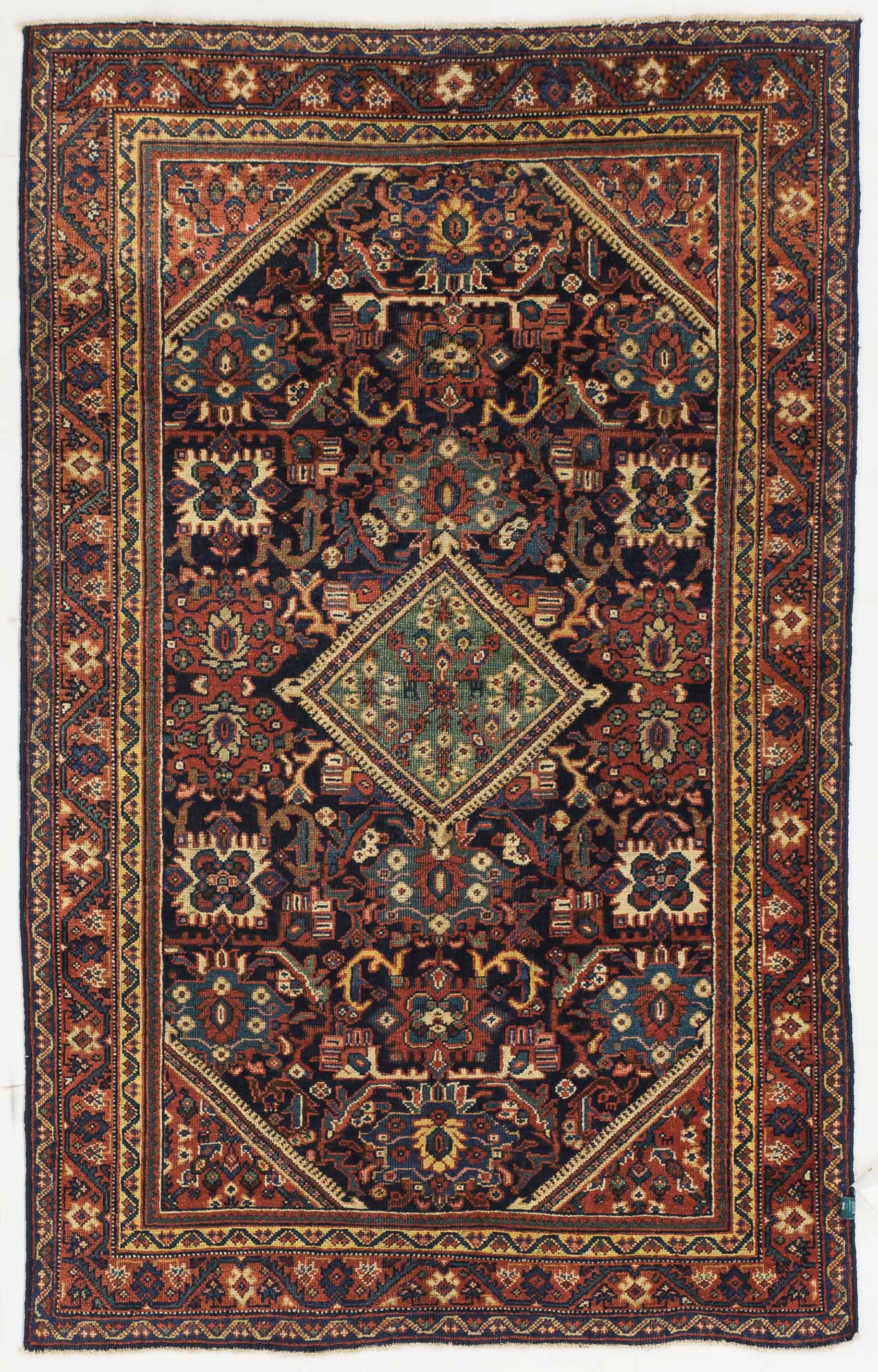 Thumbnail 13 for Antique Persian Mahal Traditional Rug 10978