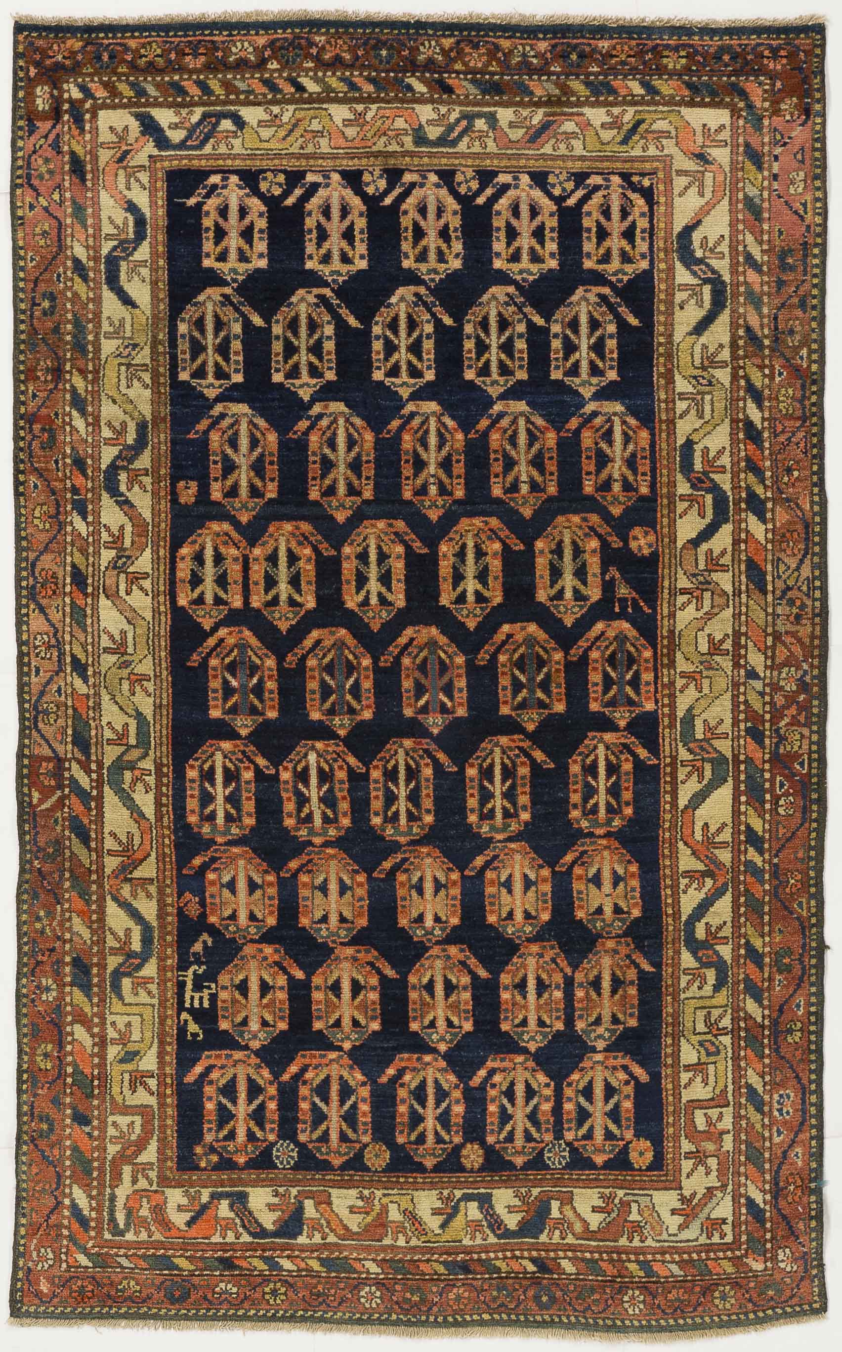 Thumbnail 14 for Antique Persian Hamadan Transitional Rug 10989