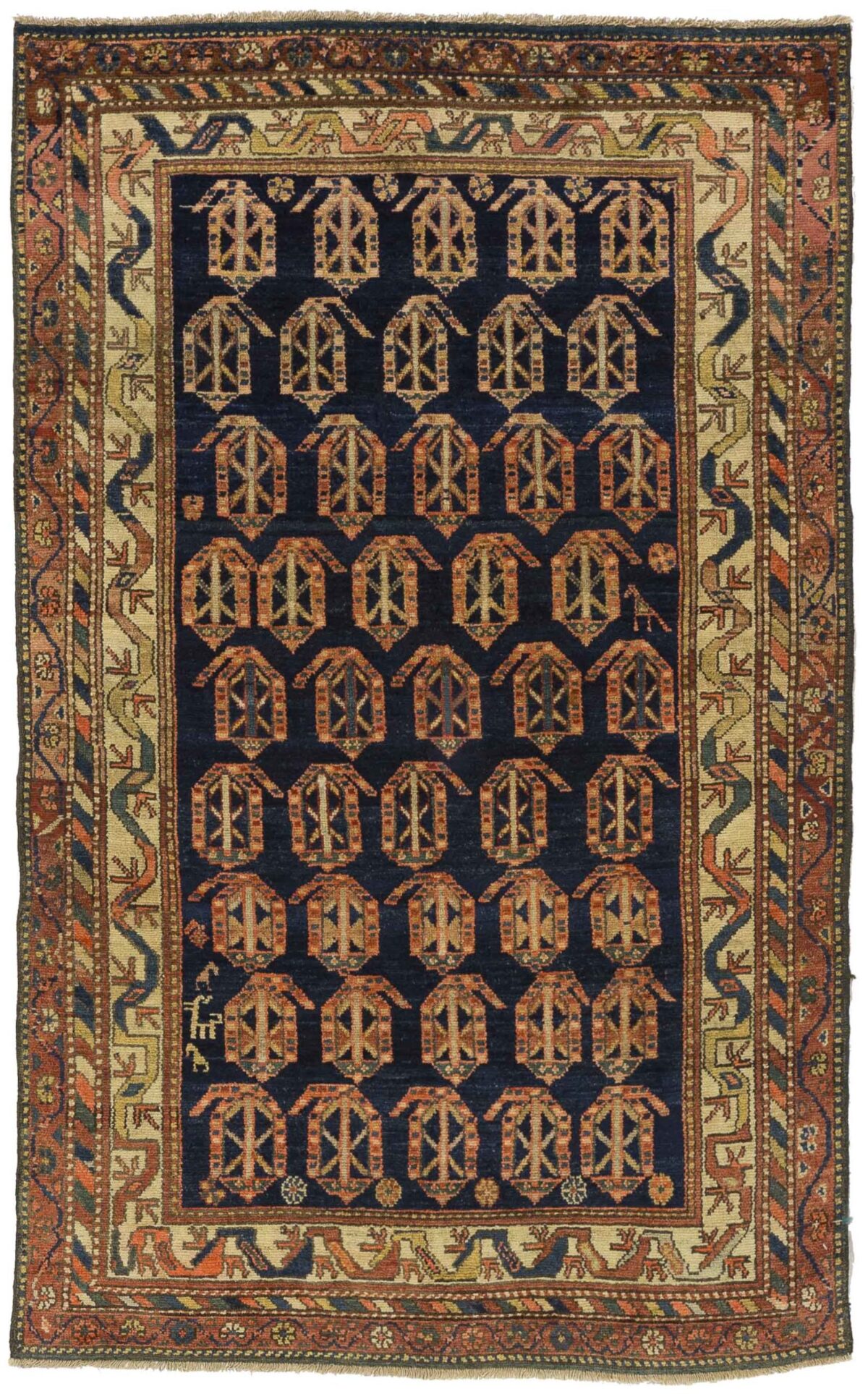 Thumbnail 12 for Antique Persian Hamadan Transitional Rug 10989