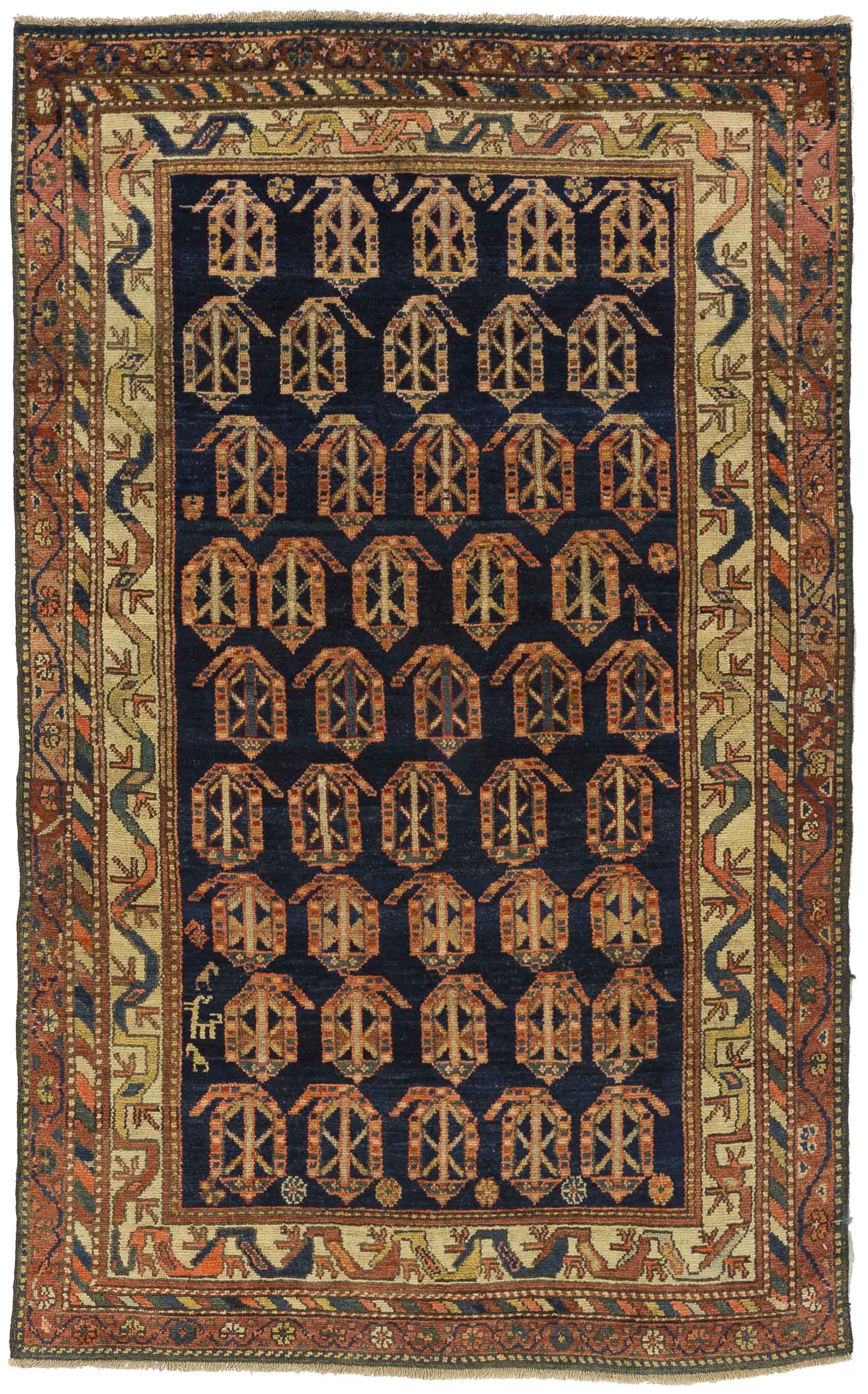 Thumbnail 15 for Antique Persian Hamadan Transitional Rug 10989