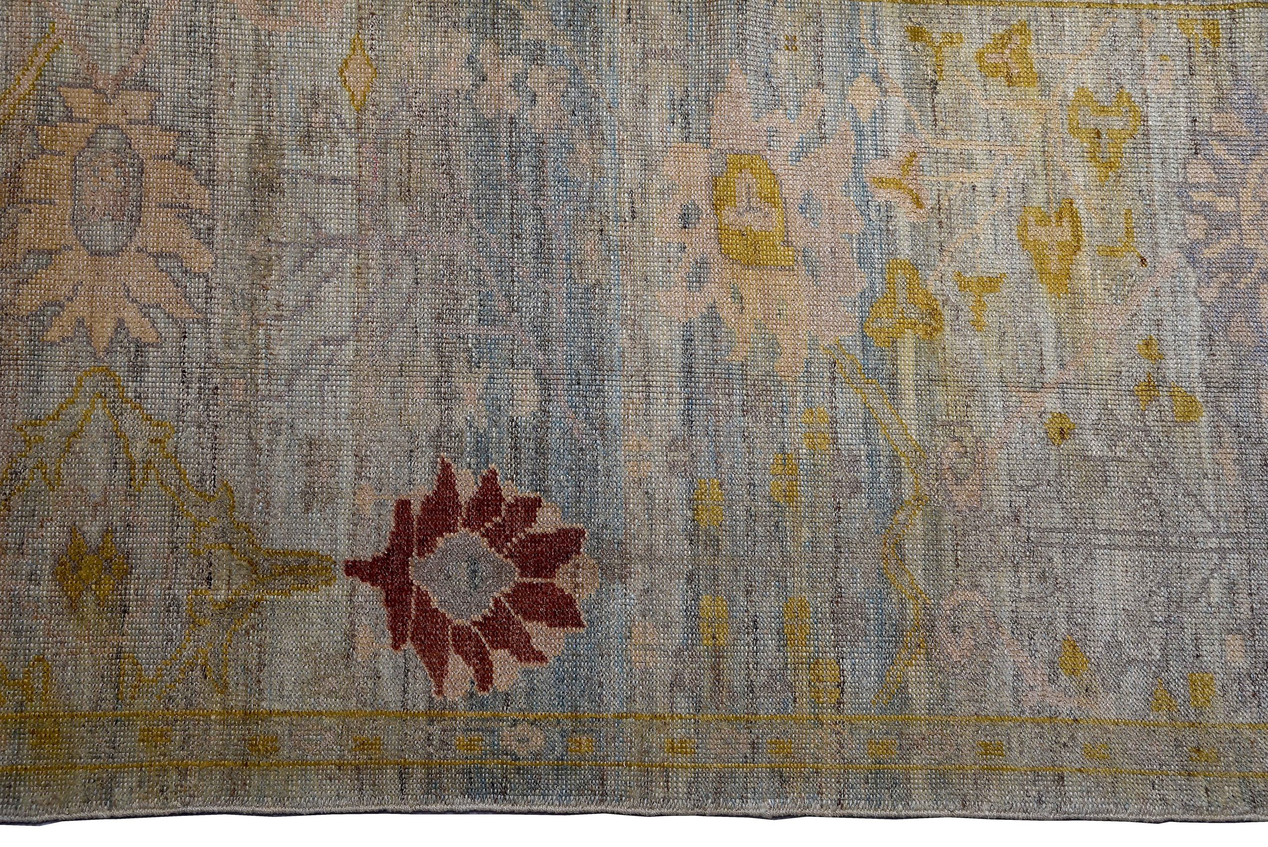 Thumbnail 6 for Persian Oushak Transitional Rug 88969