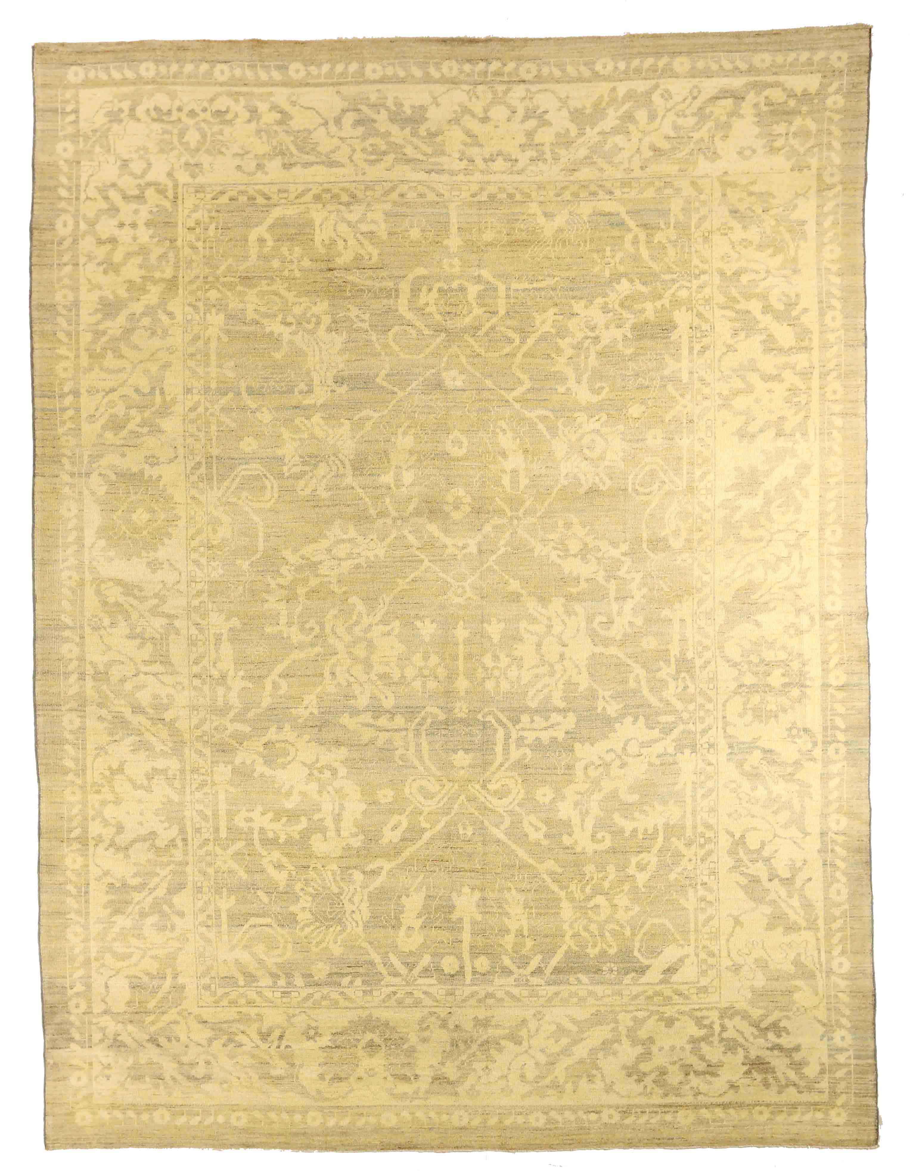 Thumbnail 14 for Persian Oushak Transitional Rug 67053
