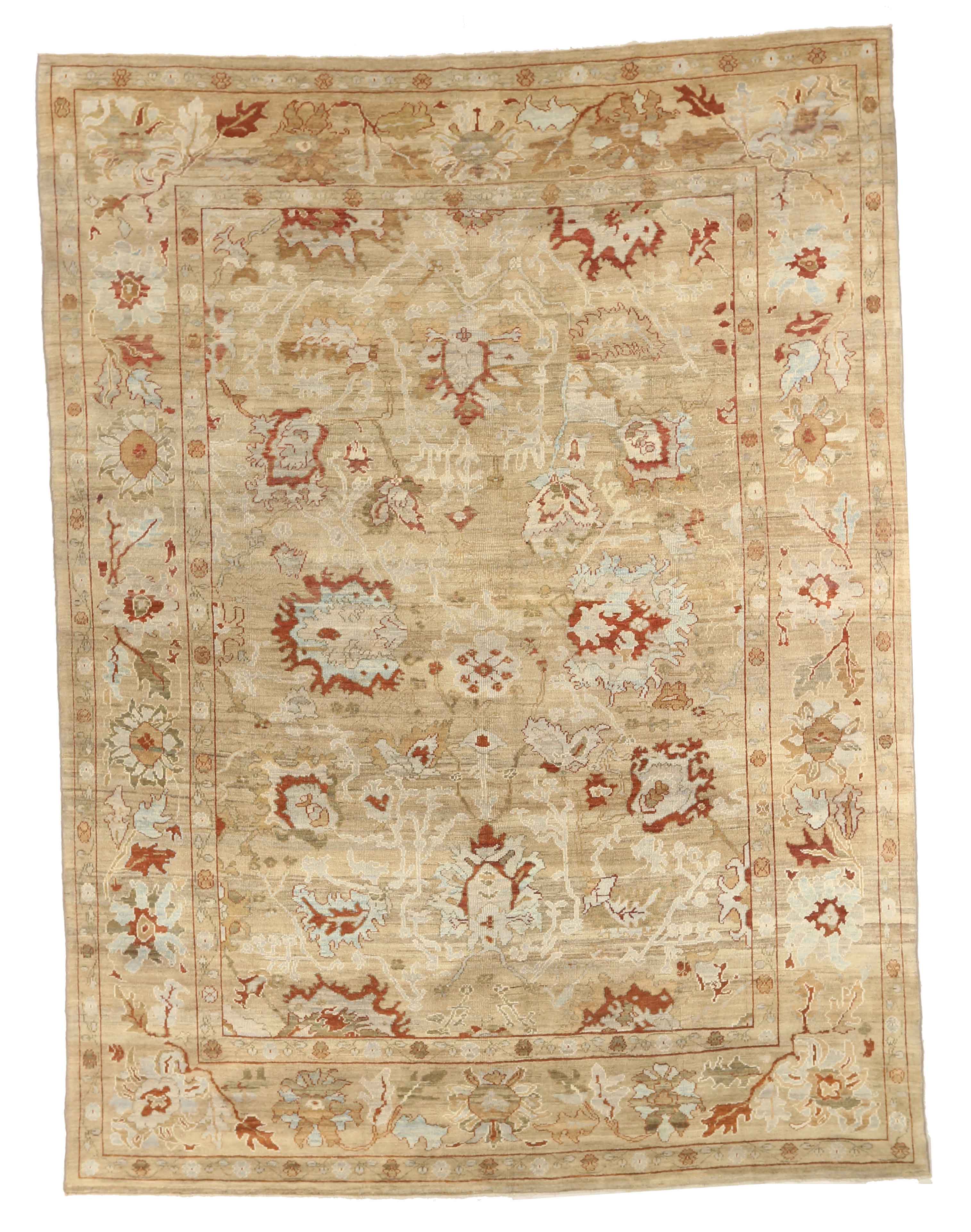 Thumbnail 14 for Persian Oushak Transitional Rug 67054