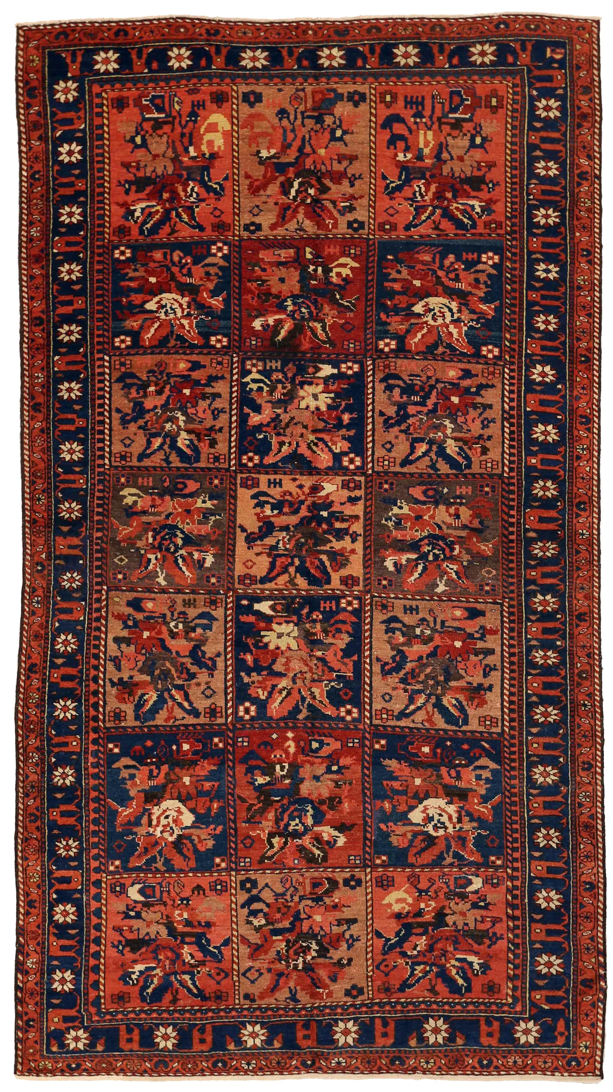 Thumbnail 7 for Antique Persian Bakhtiar Transitional Rug 11026
