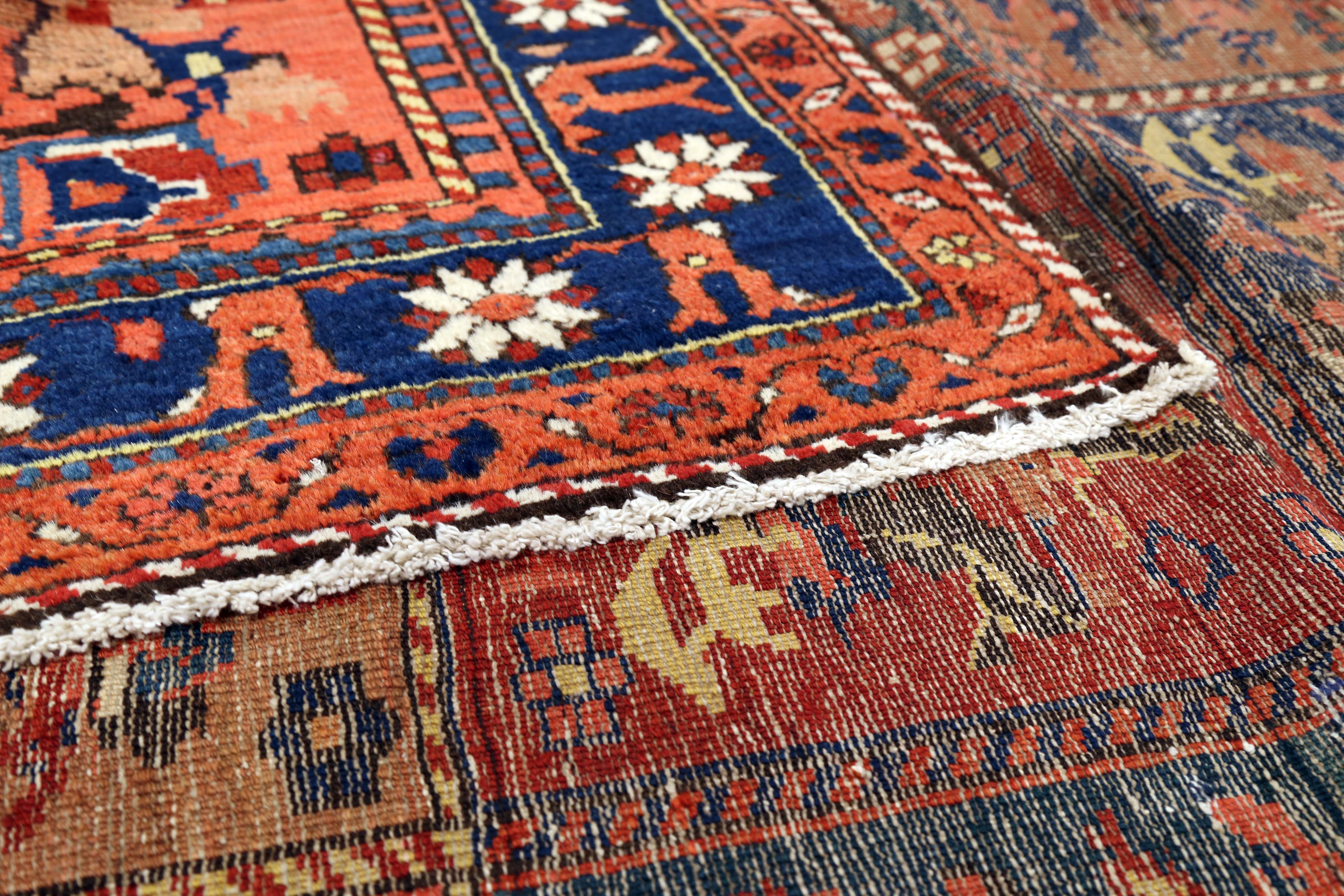 Thumbnail 5 for Antique Persian Bakhtiar Transitional Rug 11026